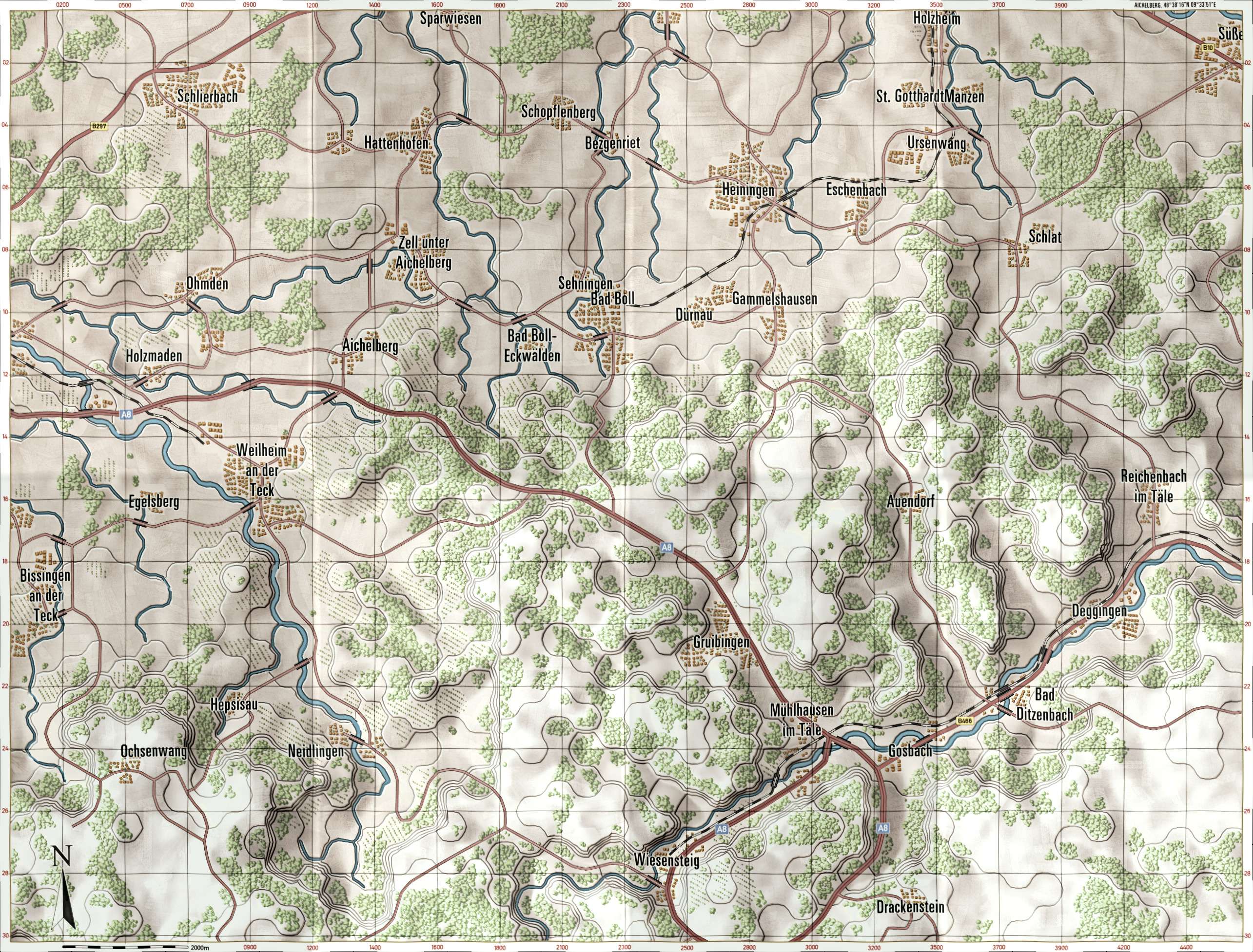 Aichelberg Briefing Map