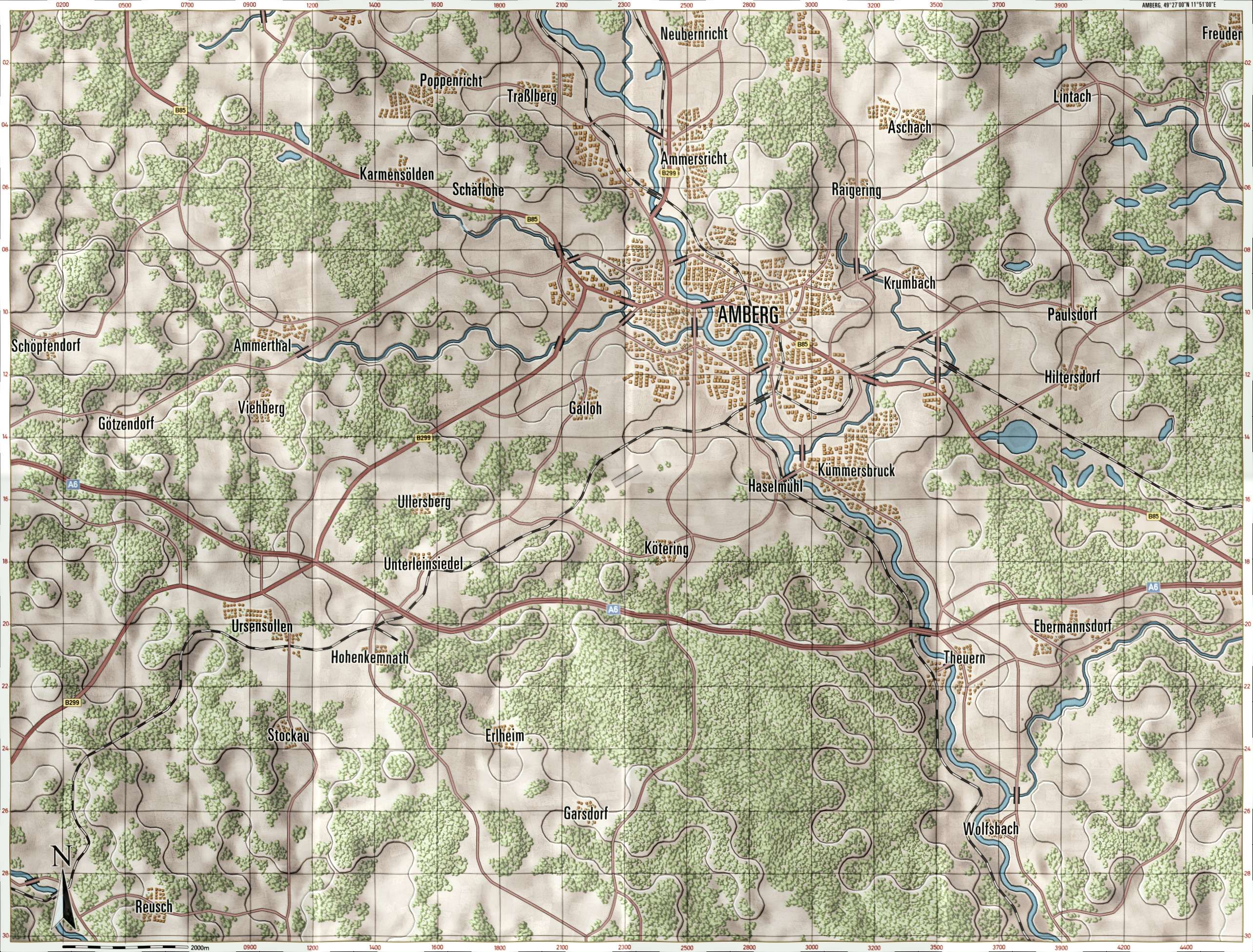 Amberg Briefing Map