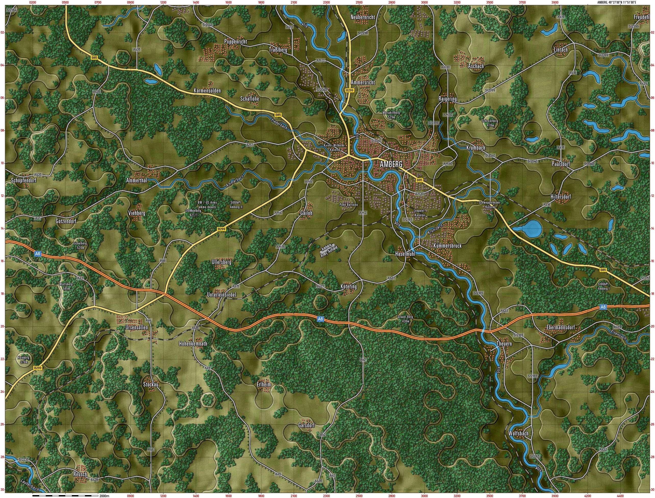Amberg Gameplay Map