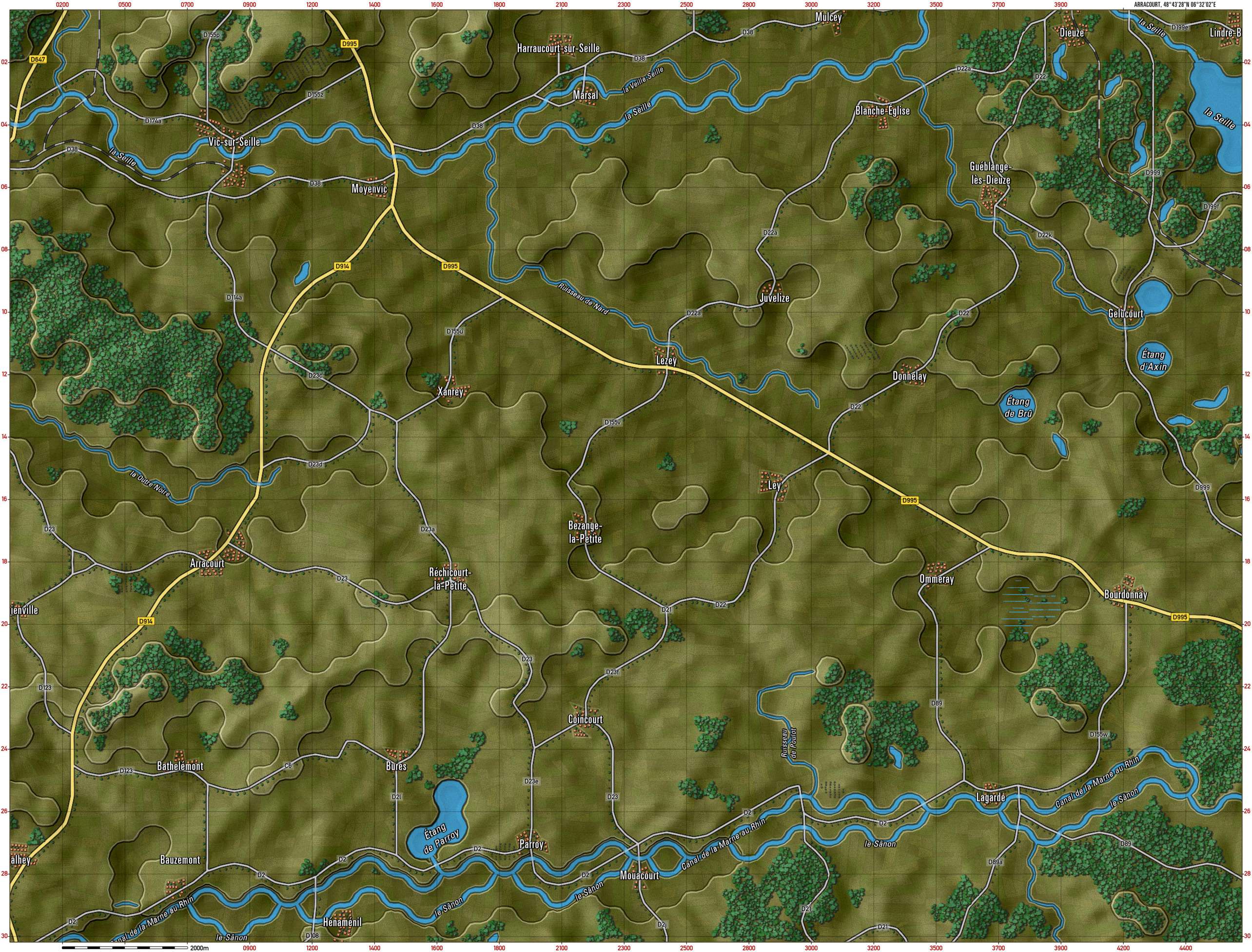 Arracourt Gameplay Map