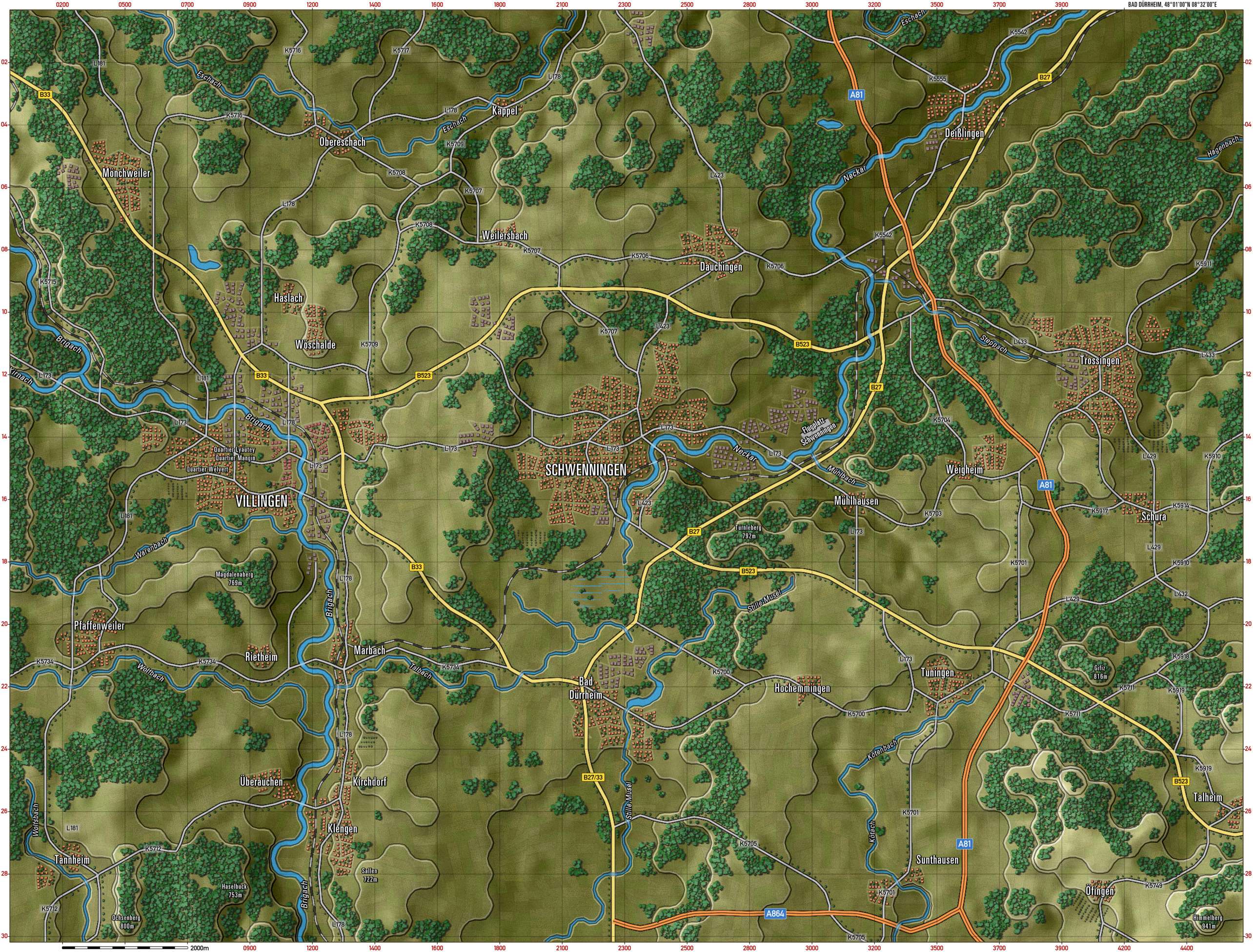 Bad Duerrheim Gameplay Map