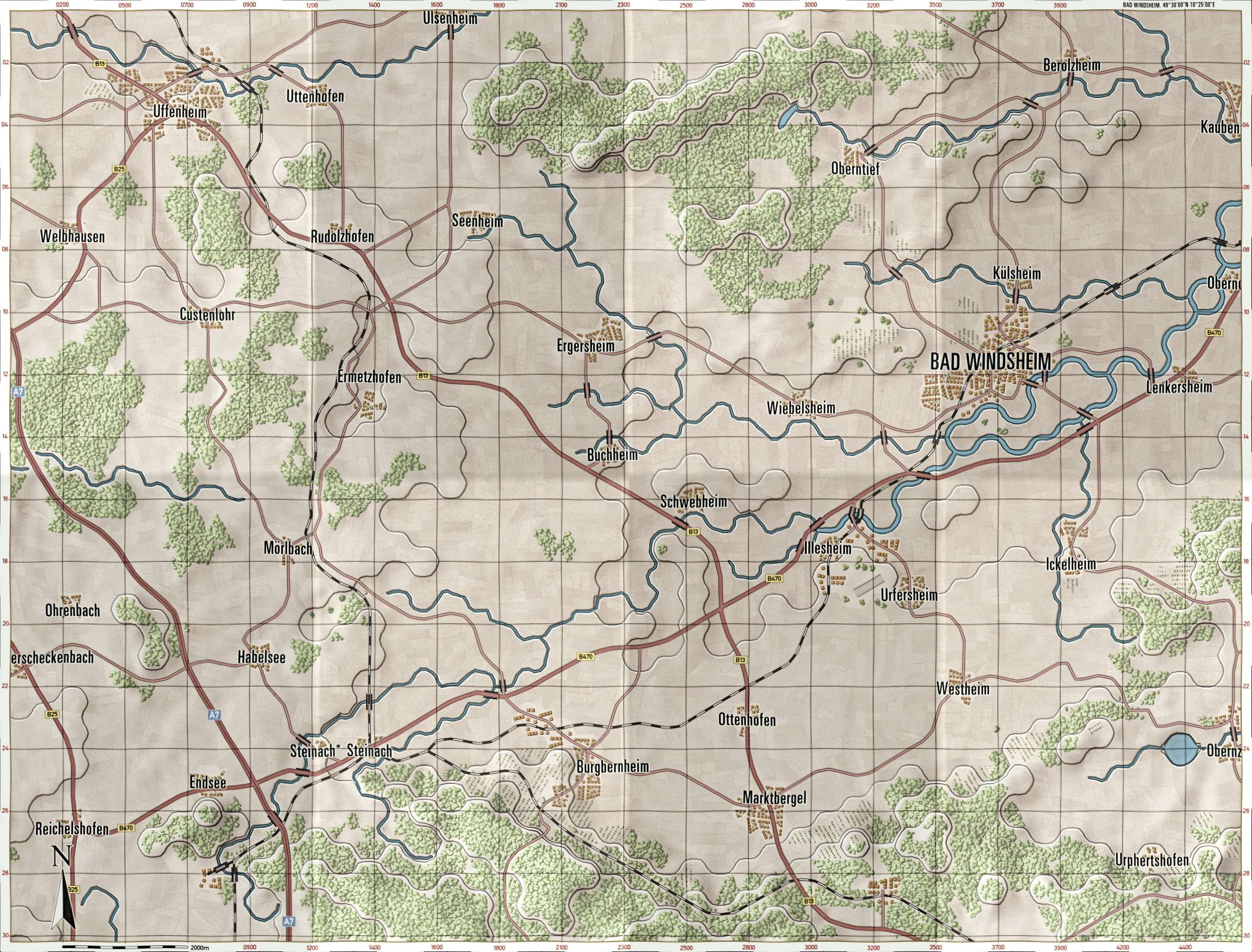 Bad Windsheim Briefing Map