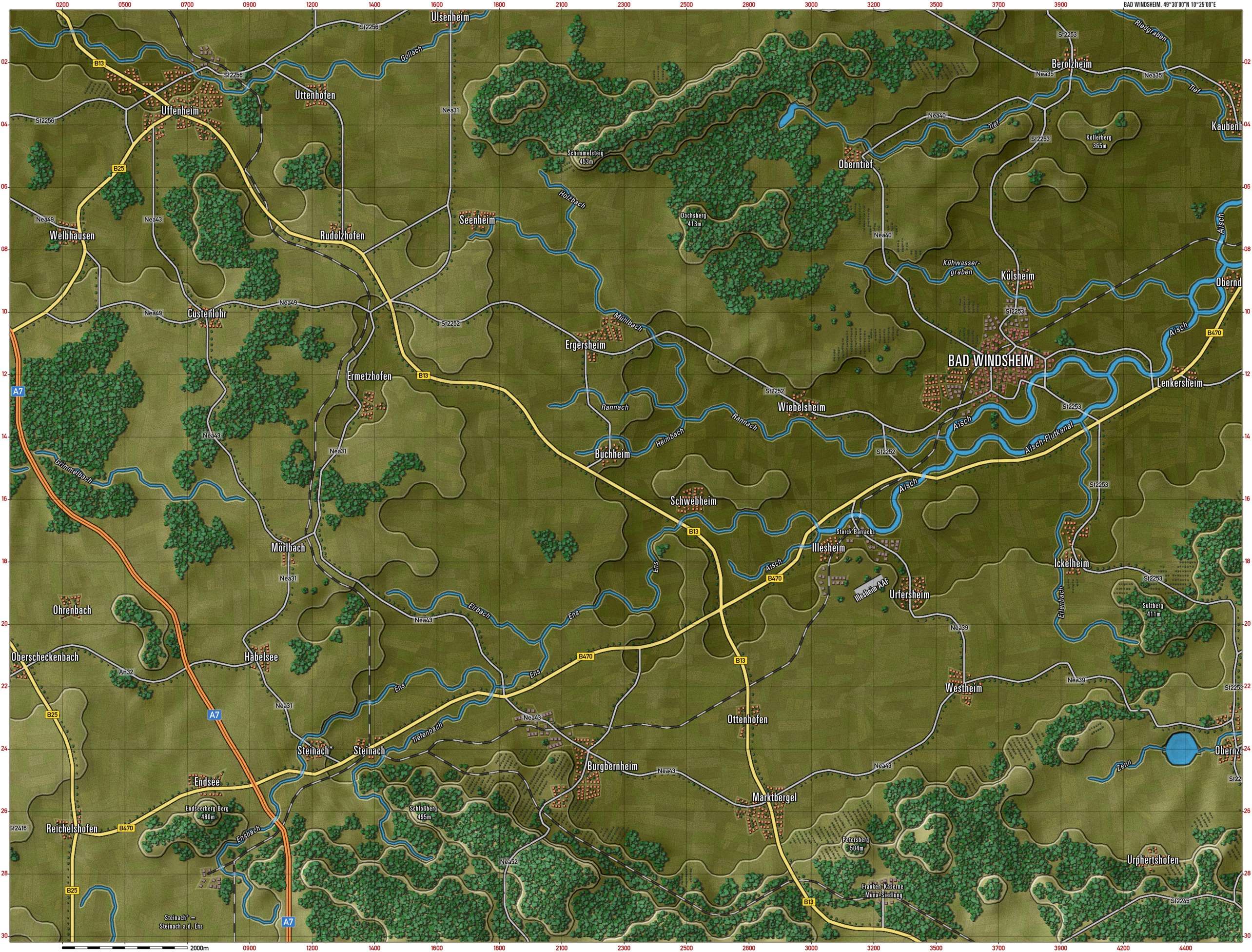 Bad Windsheim Gameplay Map