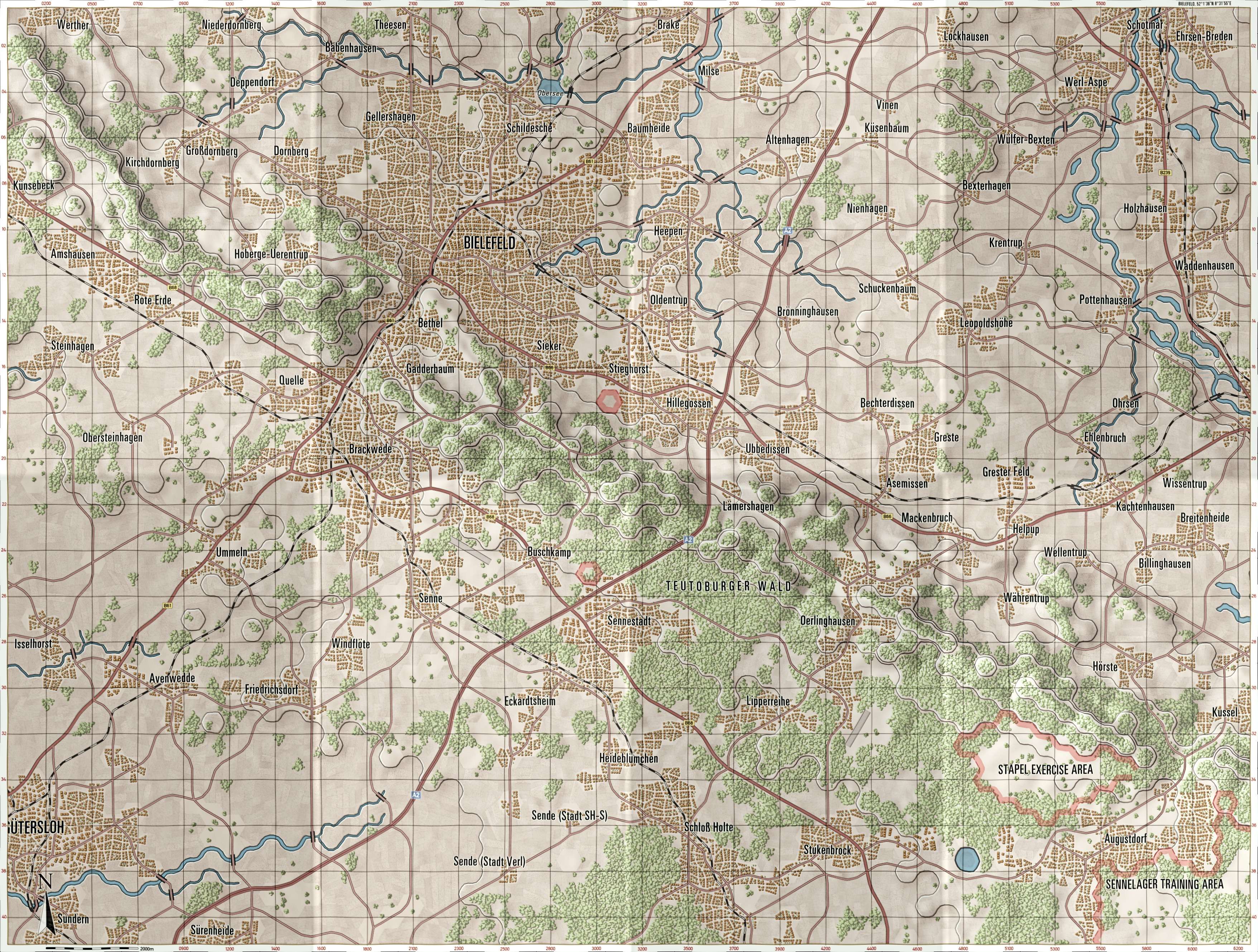 Bielefeld Briefing Map