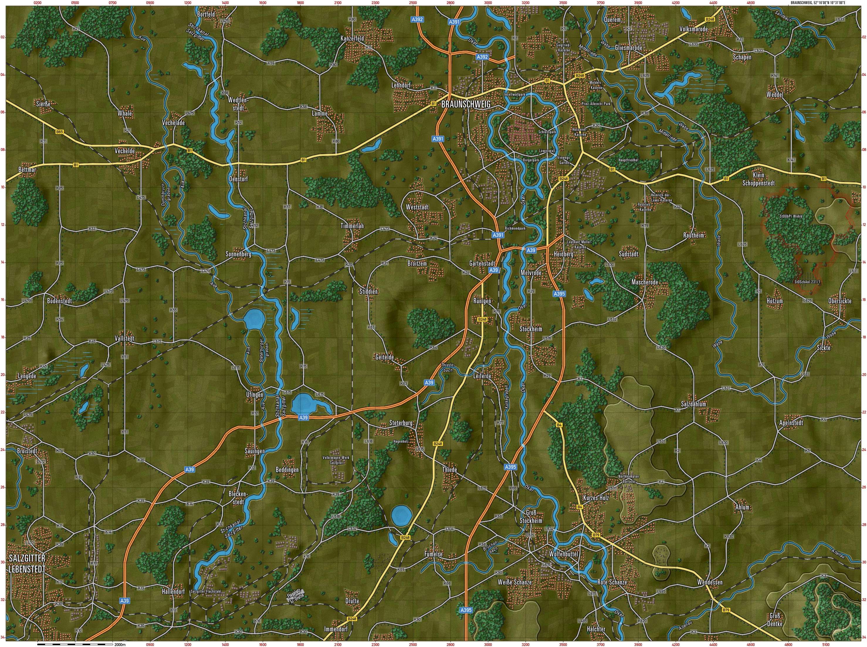 Braunschweig Gameplay Map