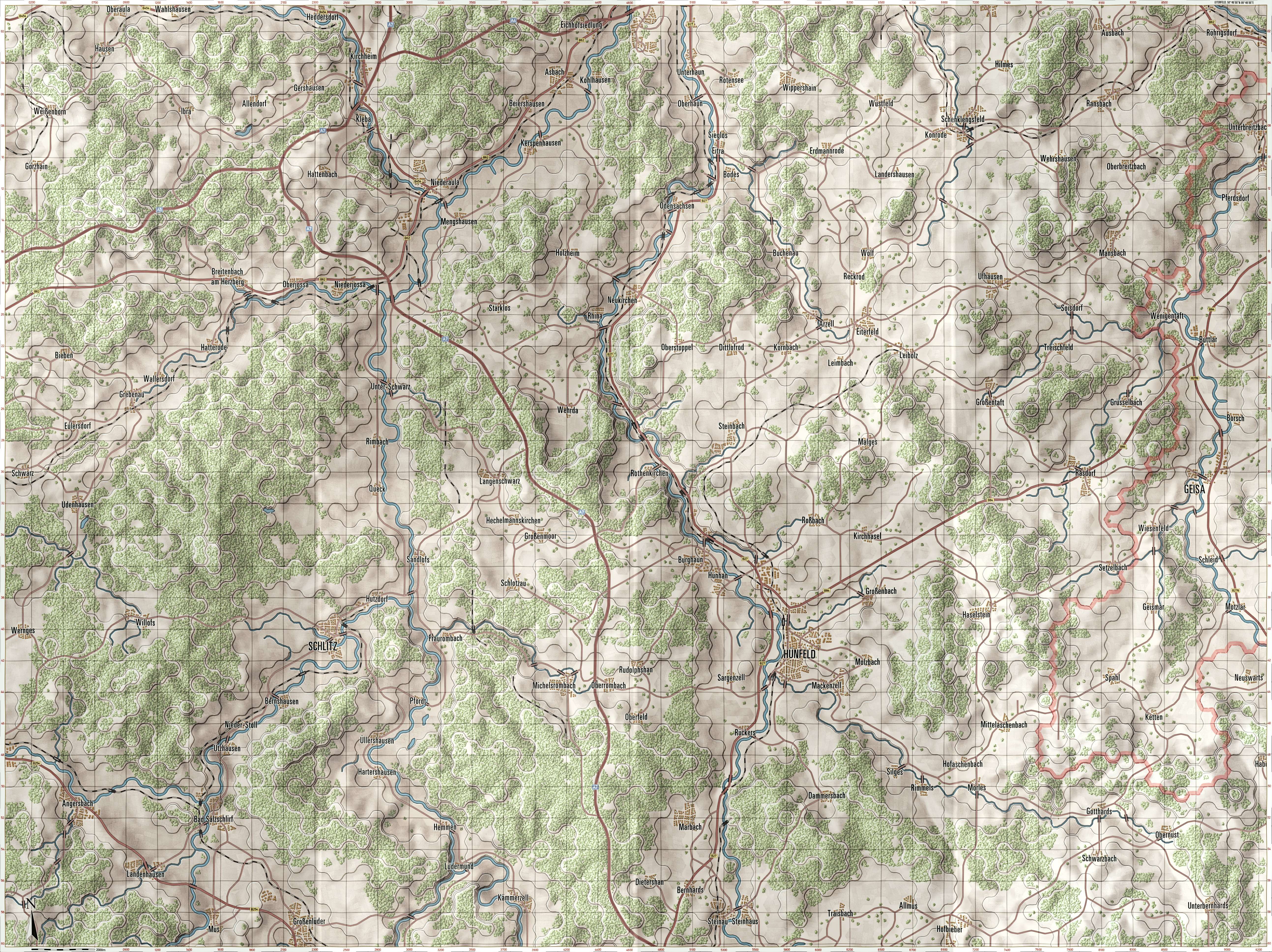 Eiterfeld Briefing Map