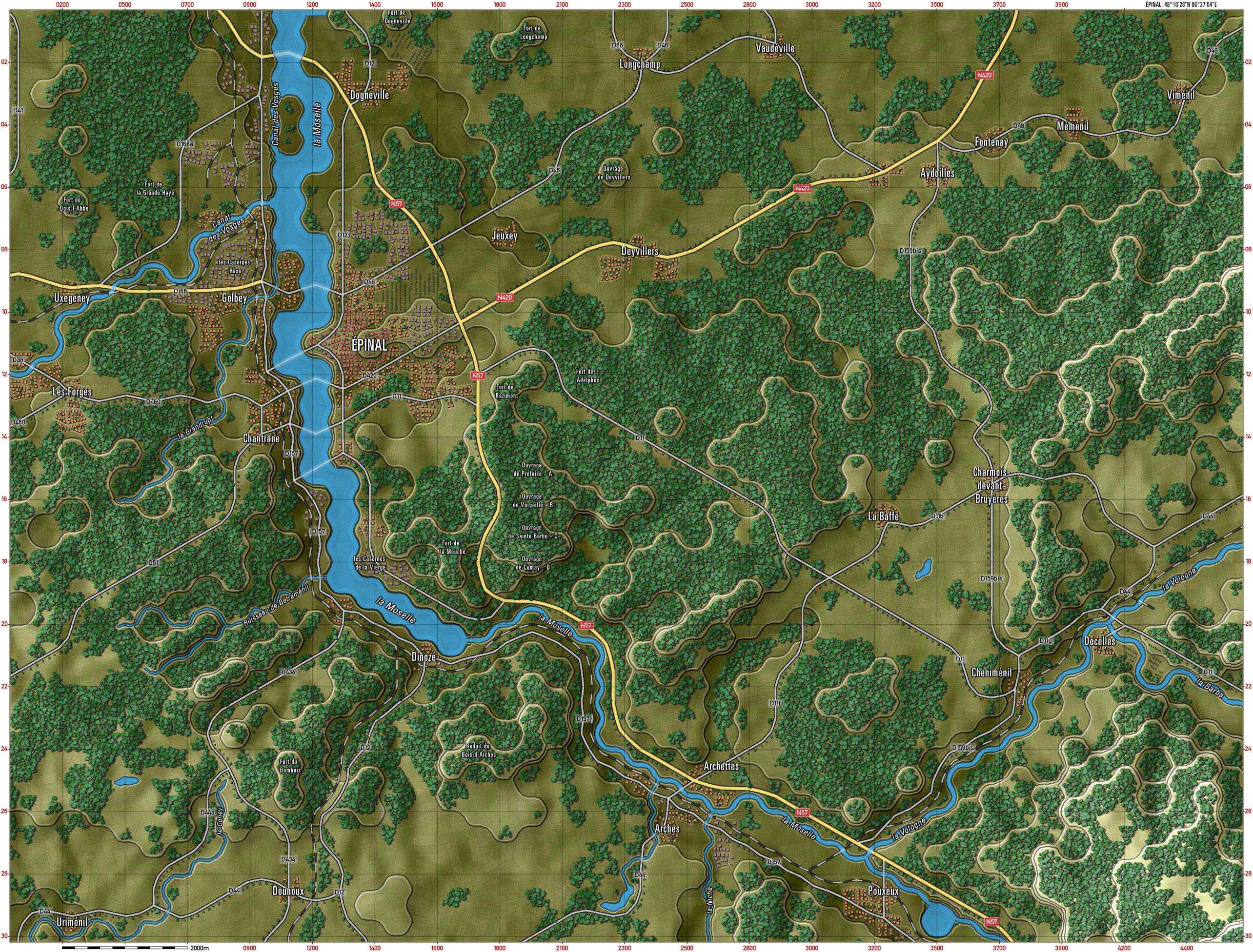 Epinal Gameplay Map