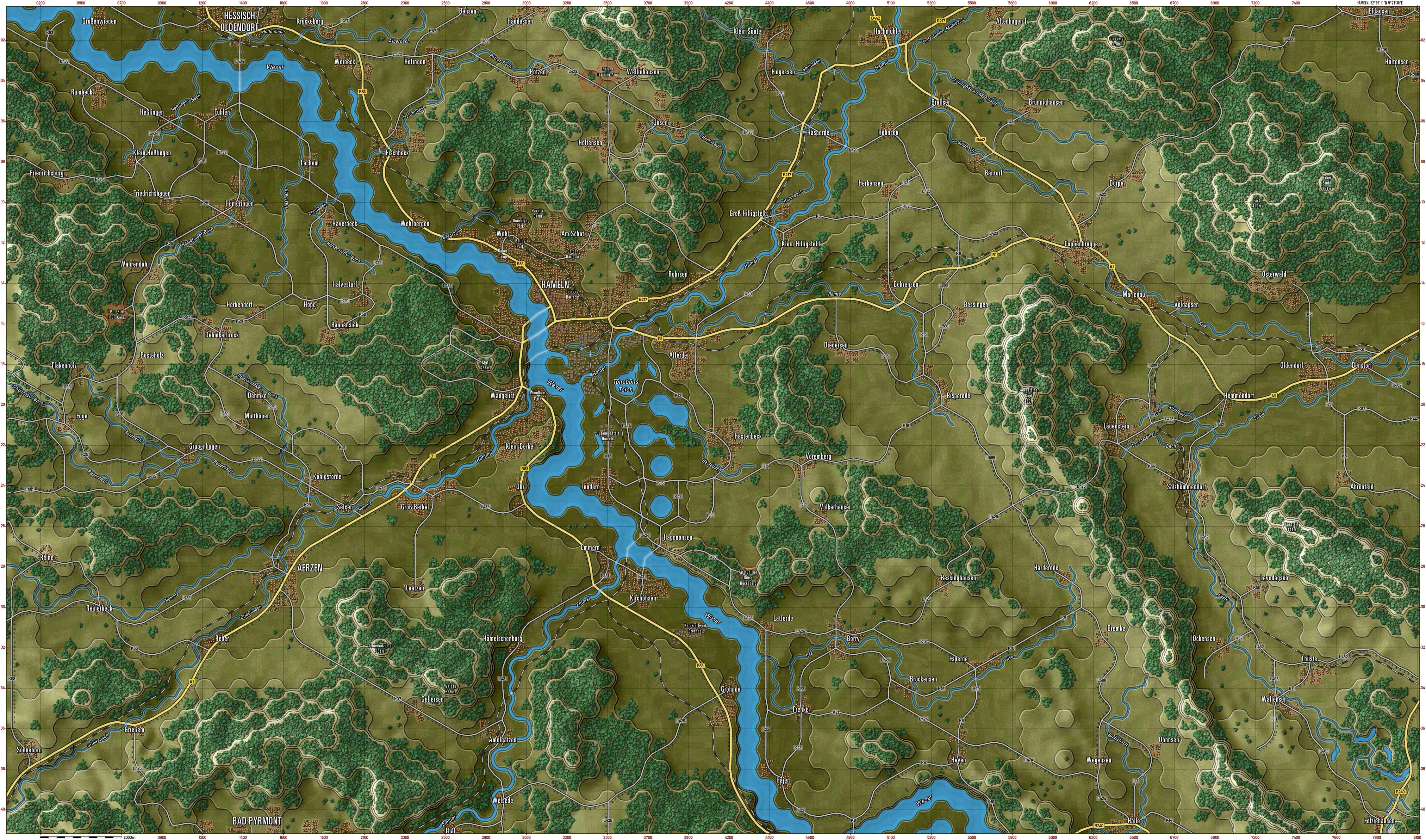 Hameln Gameplay Map