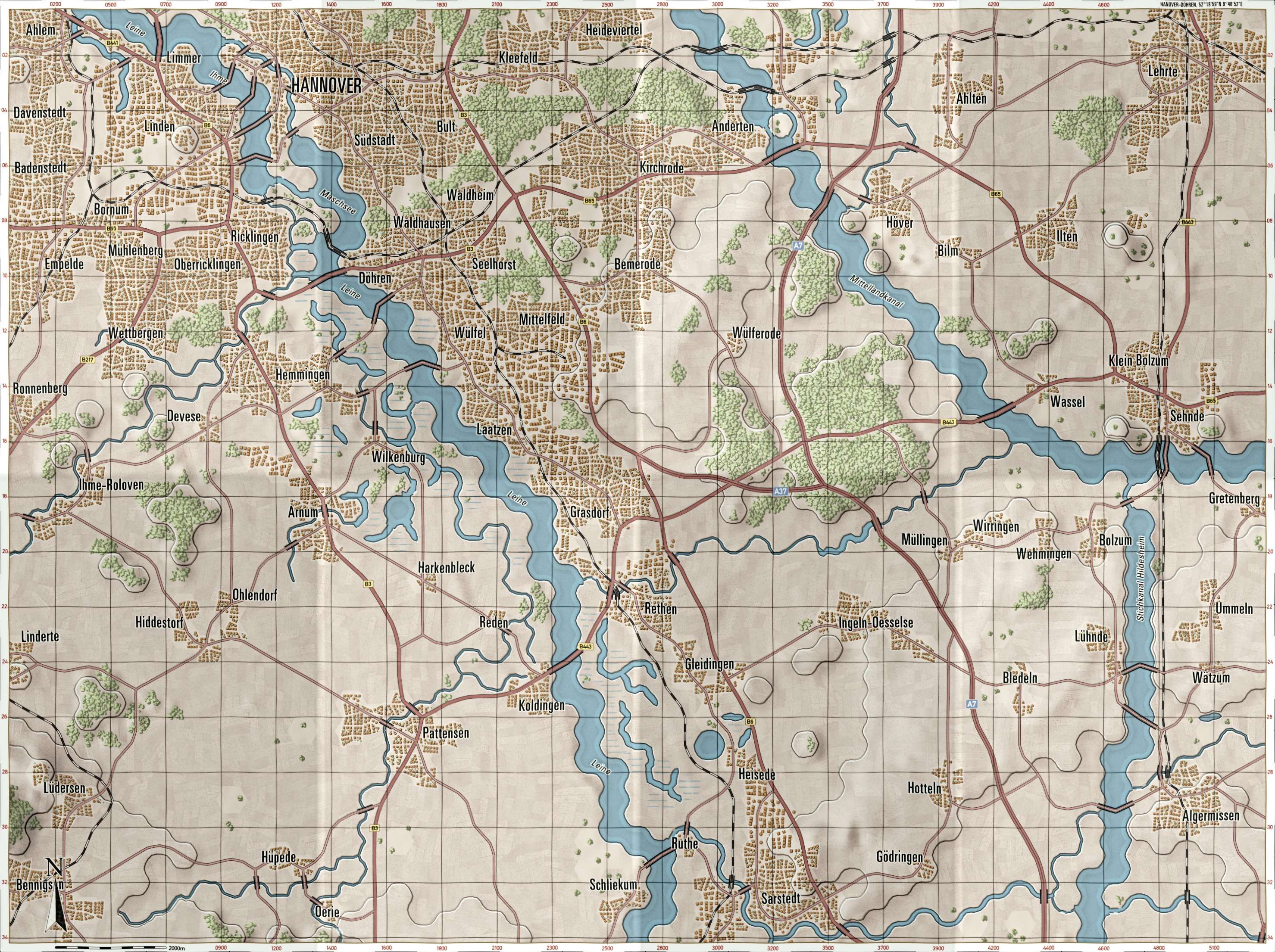 Hannover-Doehren Briefing Map