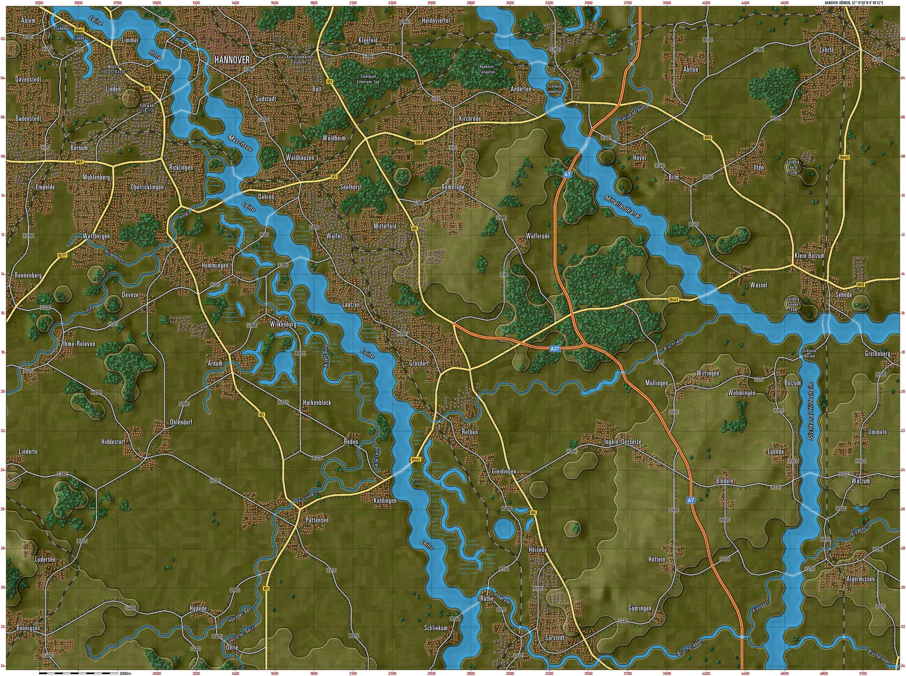 Hannover-Doehren Gameplay Map