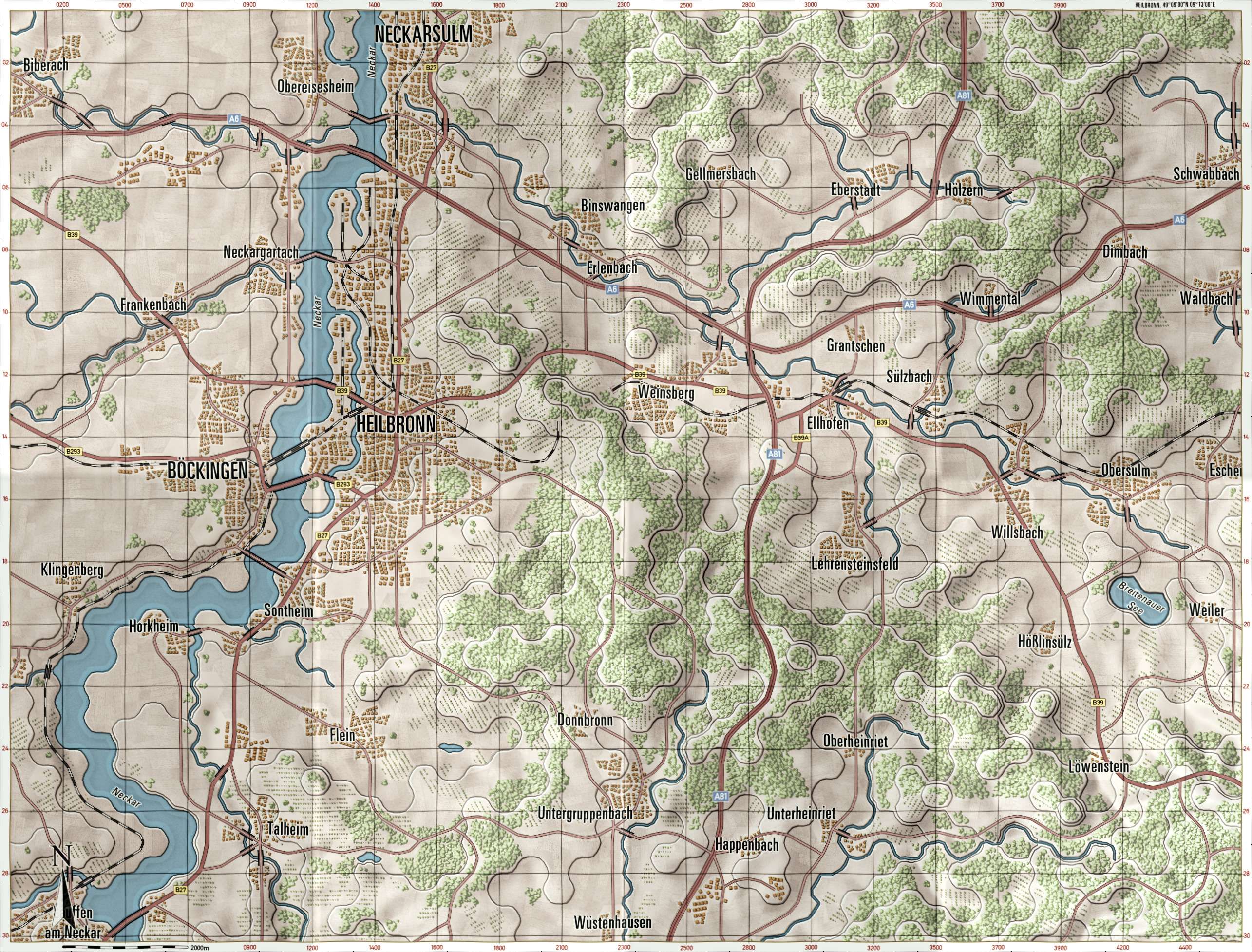 Heilbronn Briefing Map