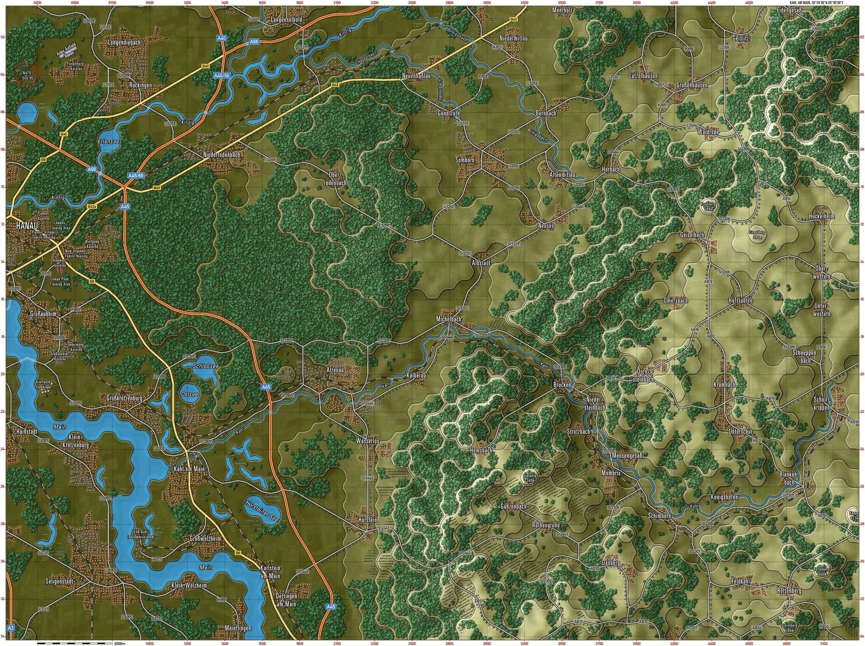 Kahl am Main Gameplay Map