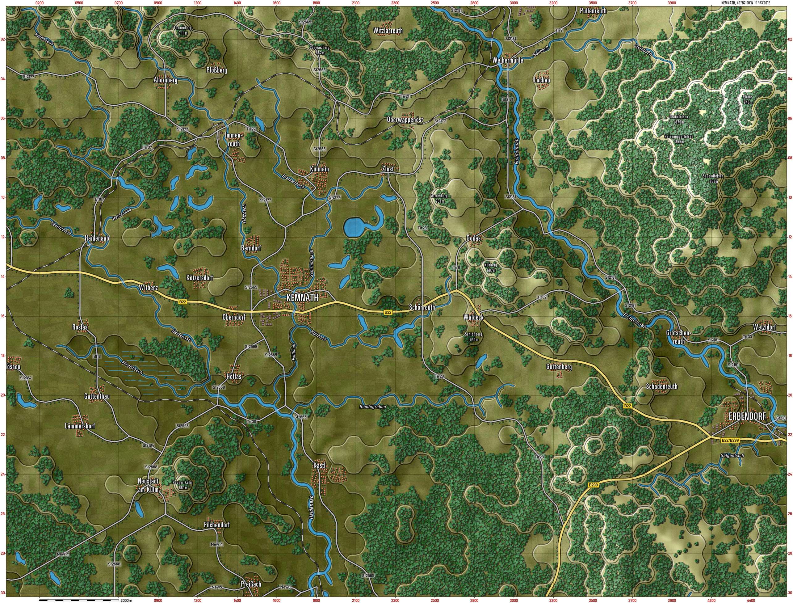 Kemnath Gameplay Map