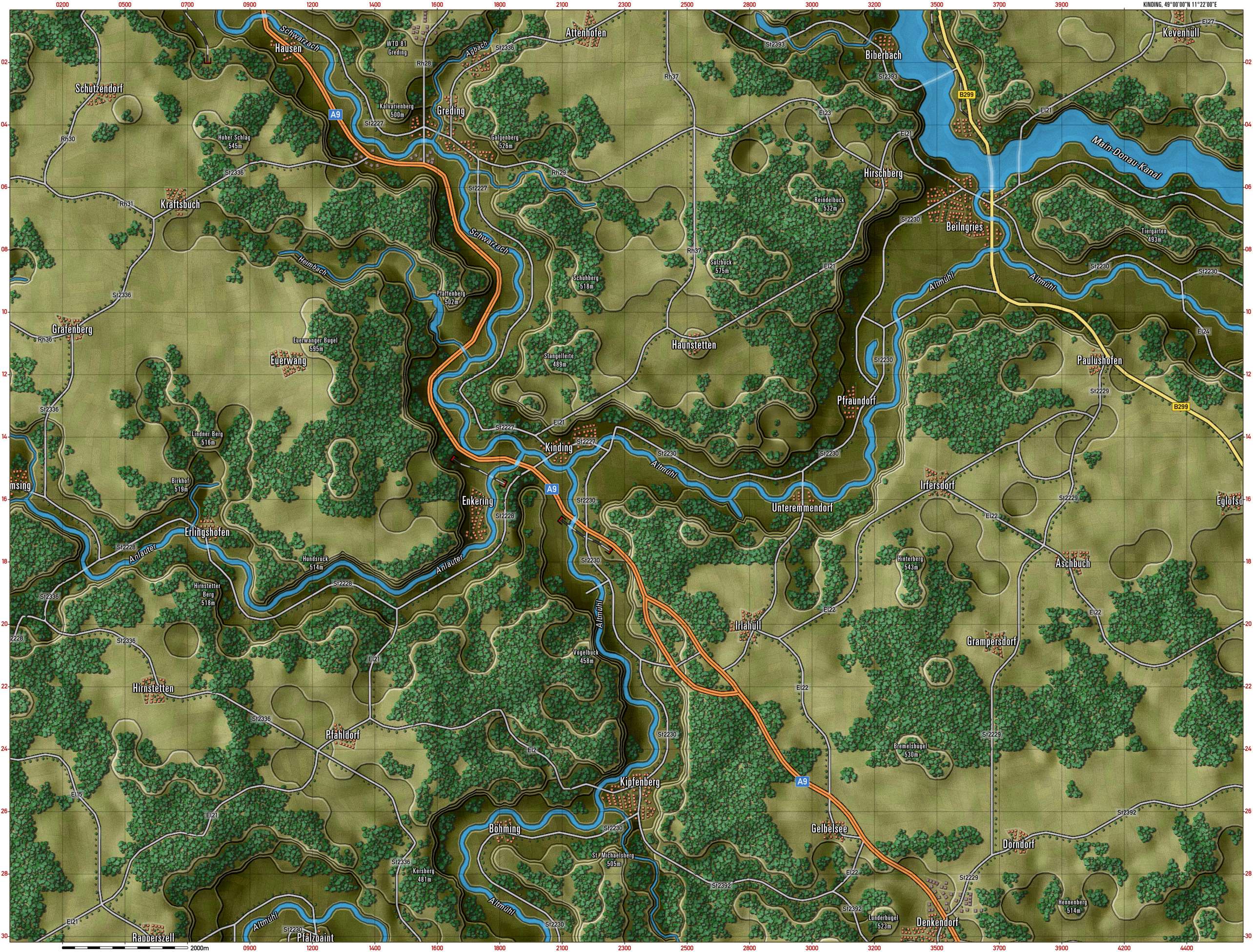 Kinding Gameplay Map