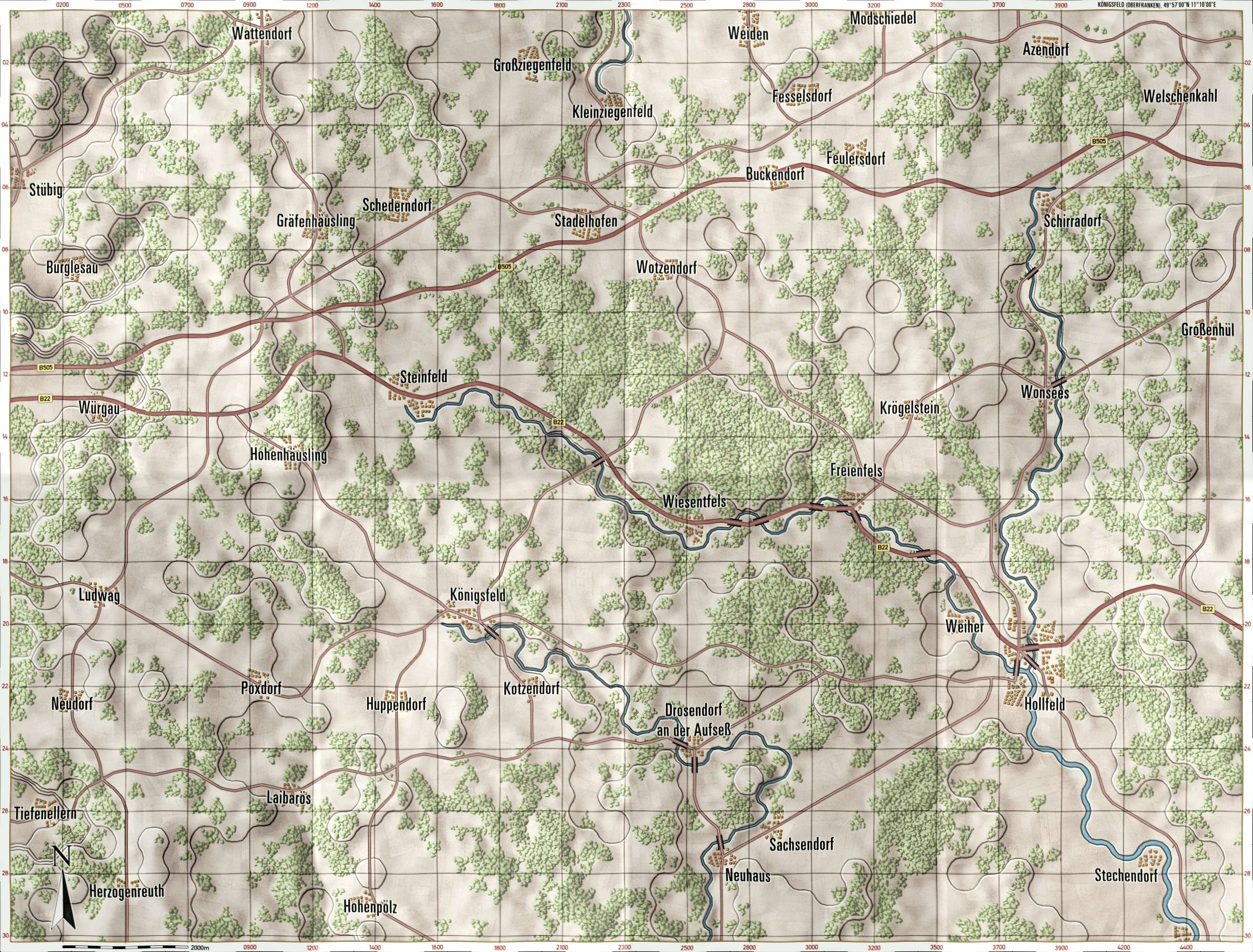Koenigsfeld Briefing Map