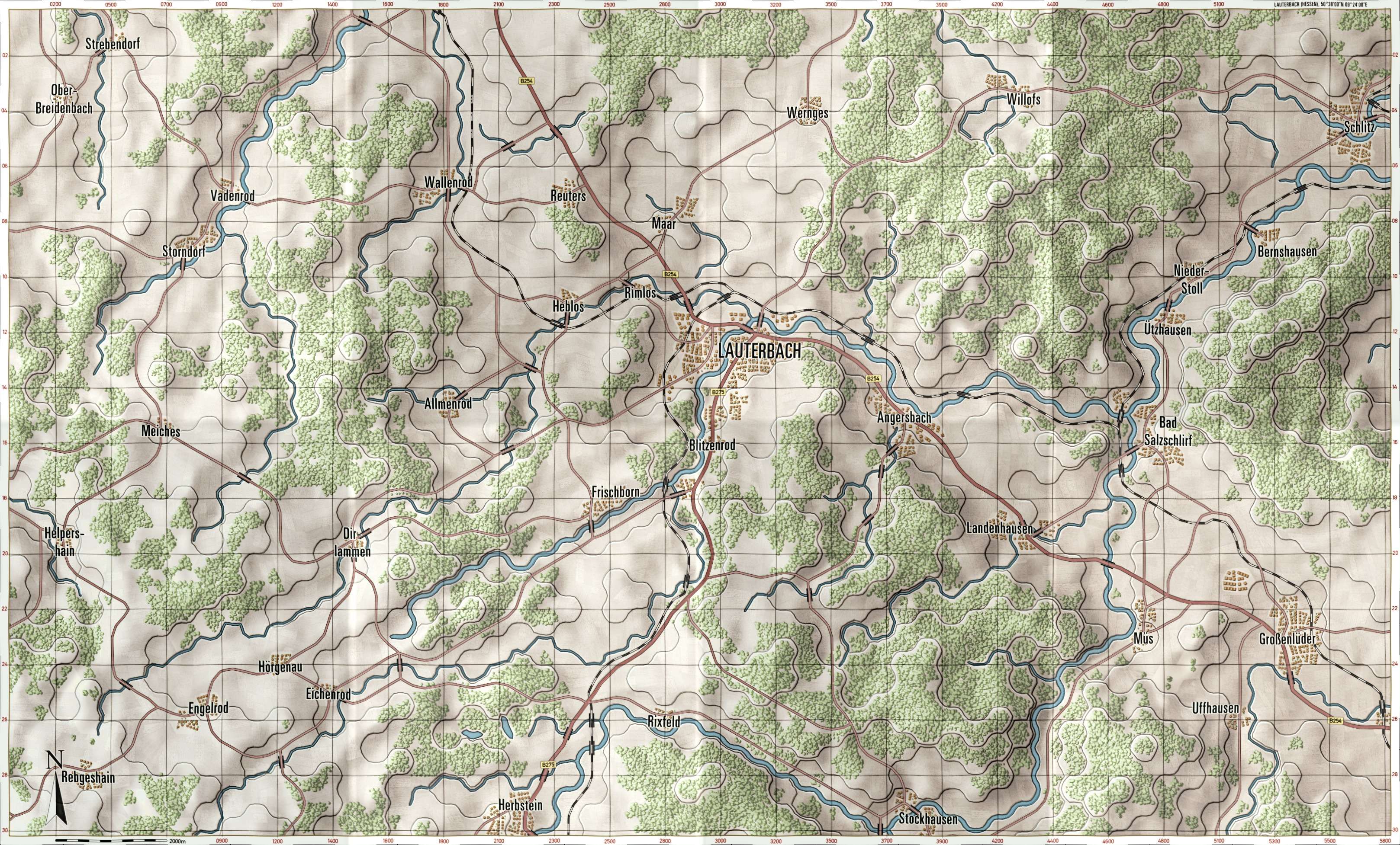 Lauterbach_Hessen Briefing Map