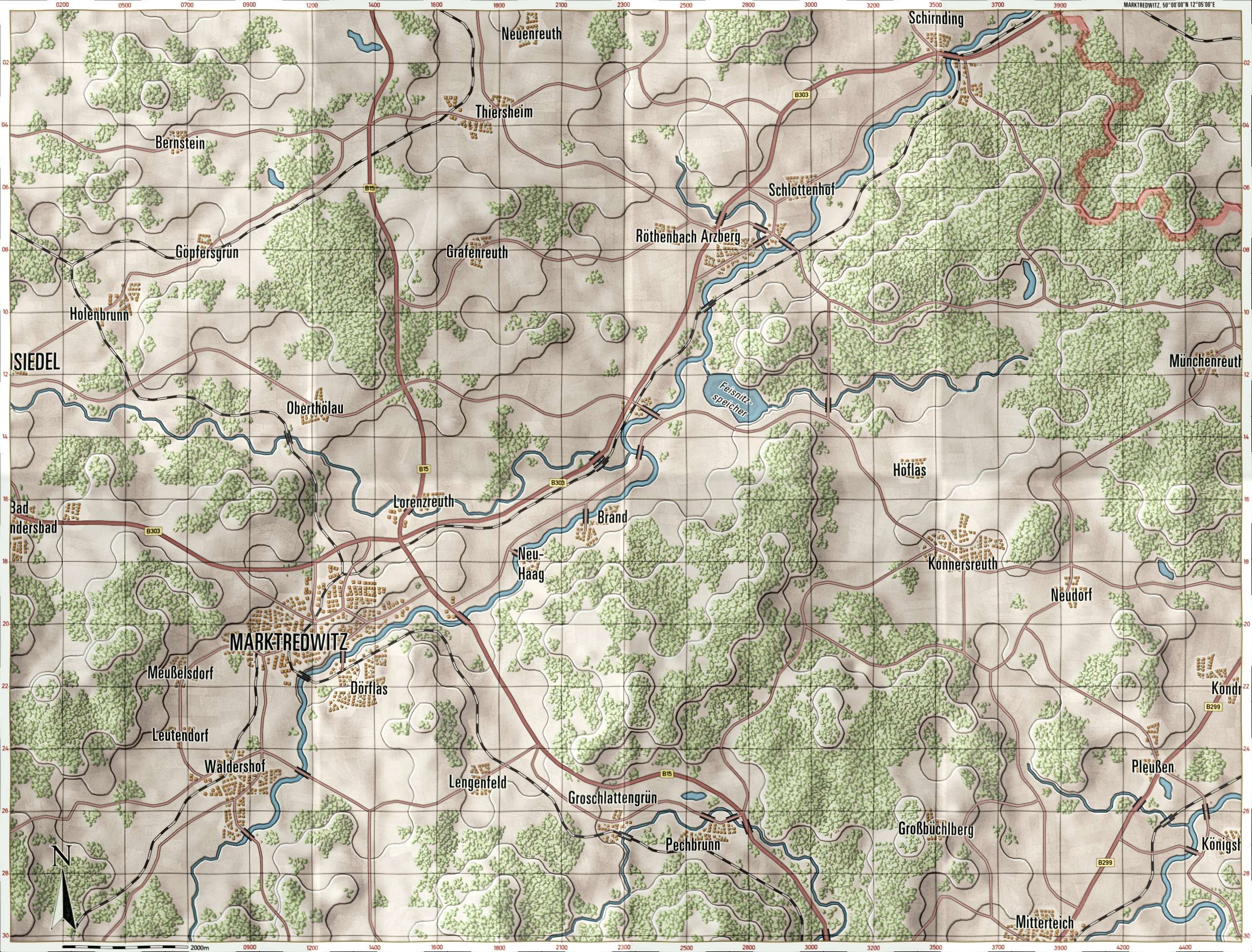 Marktredwitz Briefing Map