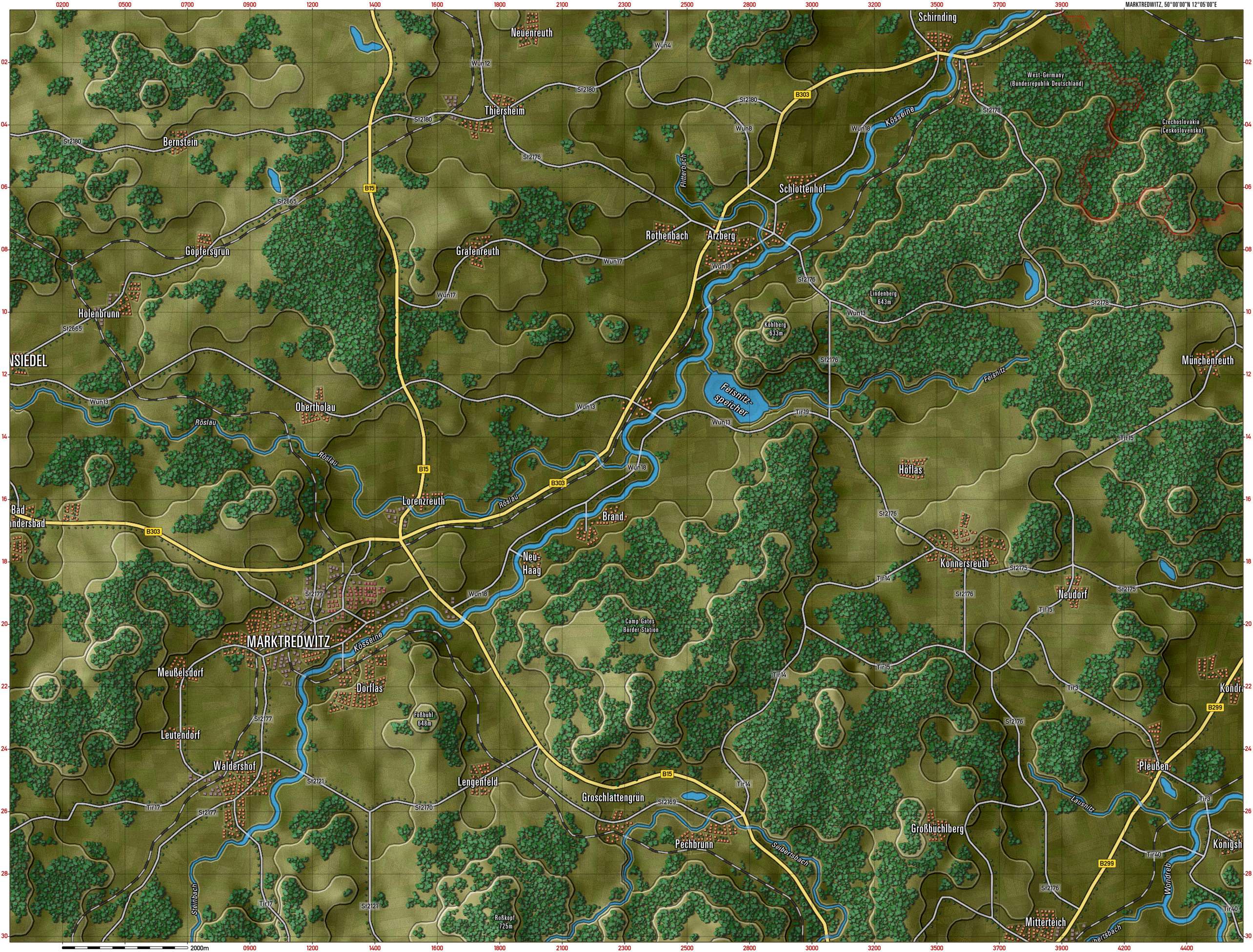 Marktredwitz Gameplay Map