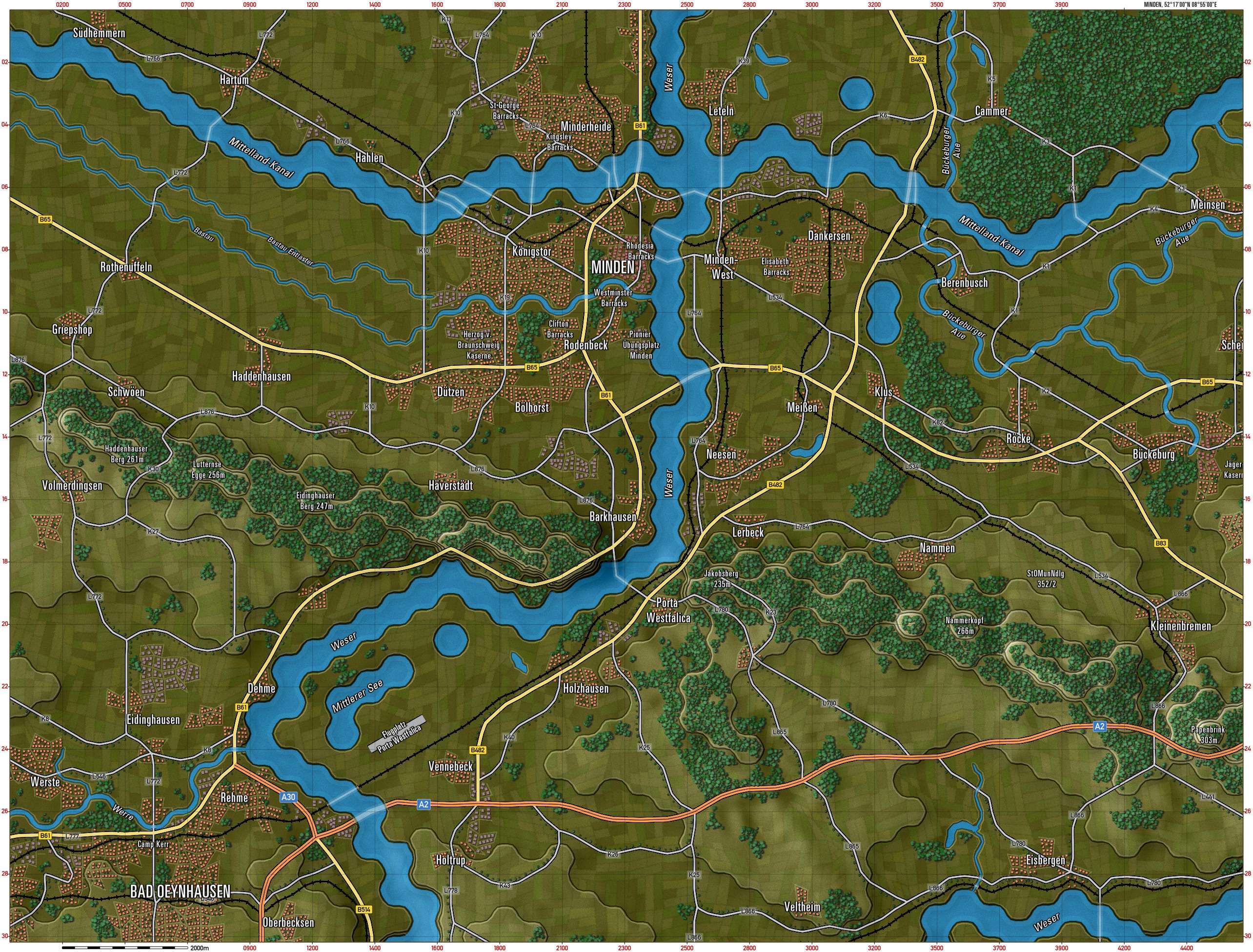 Minden Gameplay Map