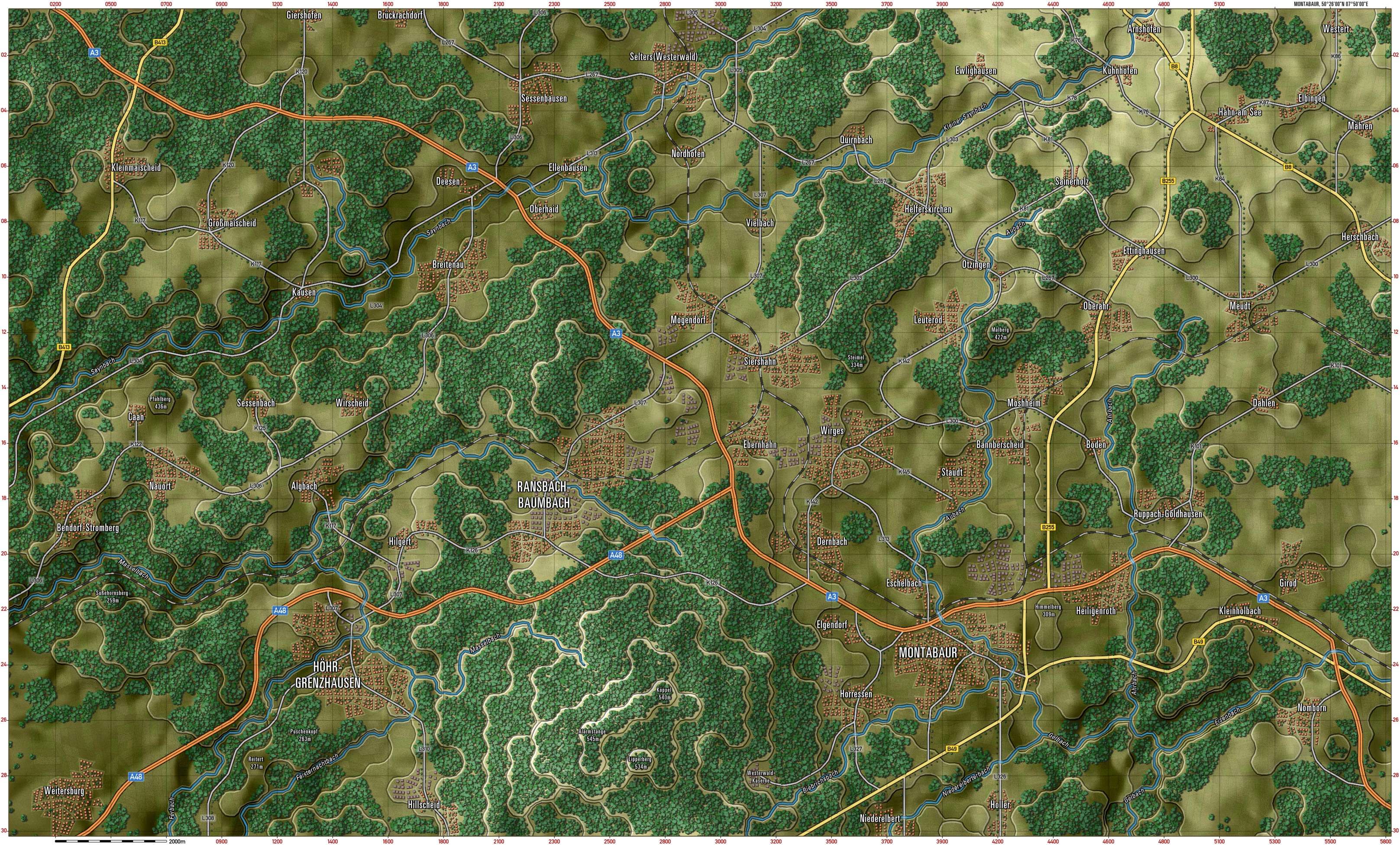 Montabaur Gameplay Map