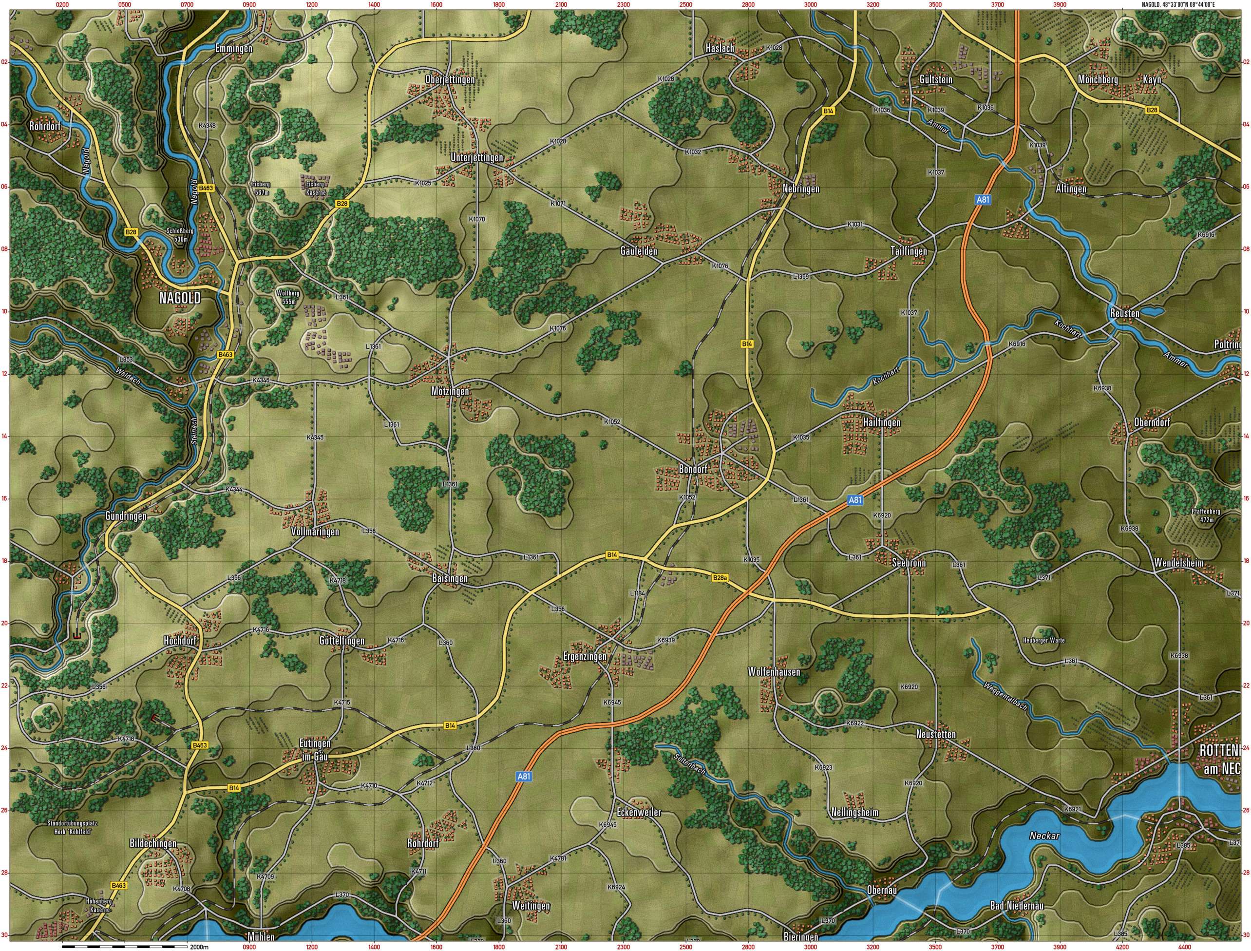 Nagold Gameplay Map