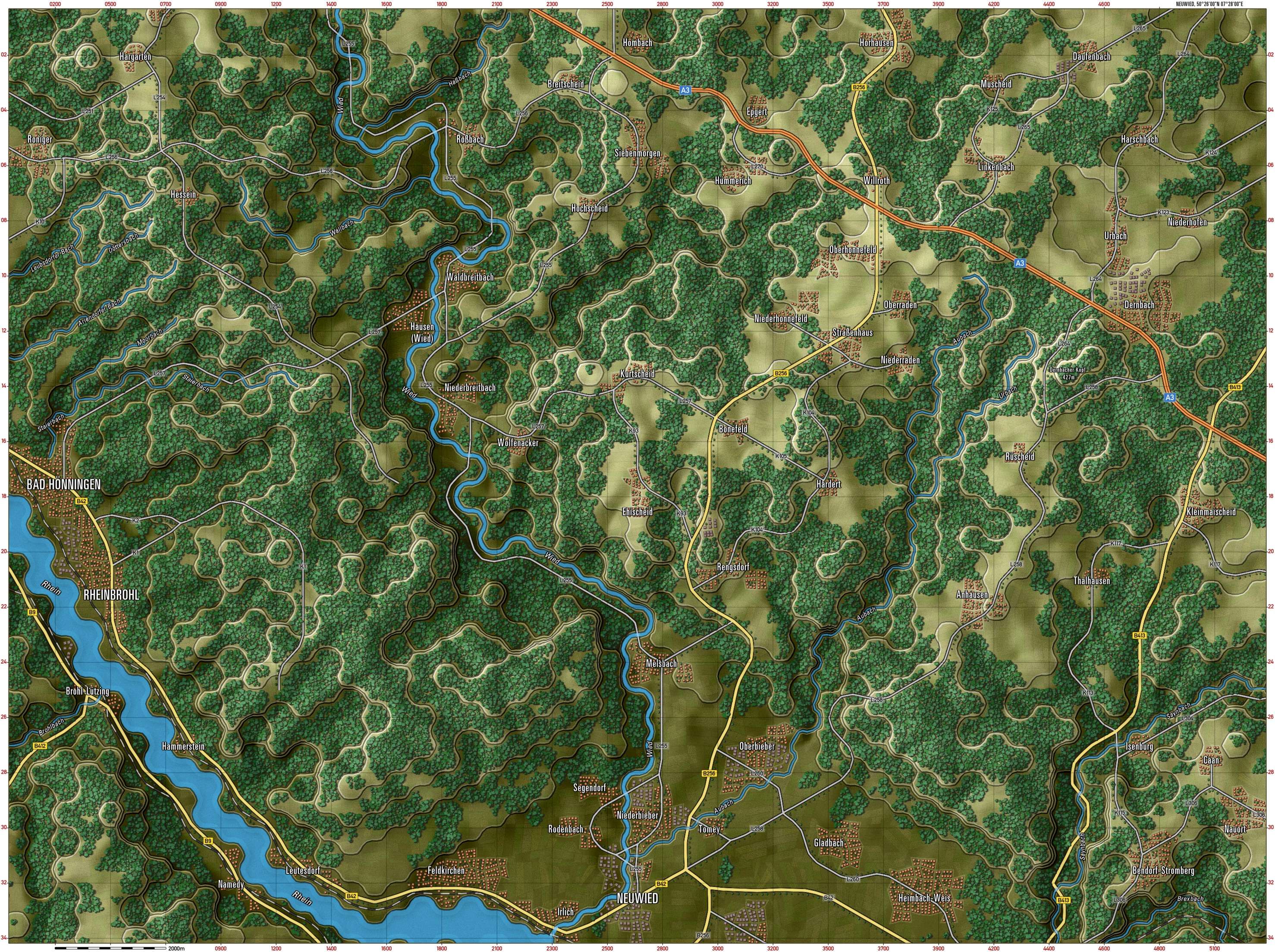 Neuwied Gameplay Map