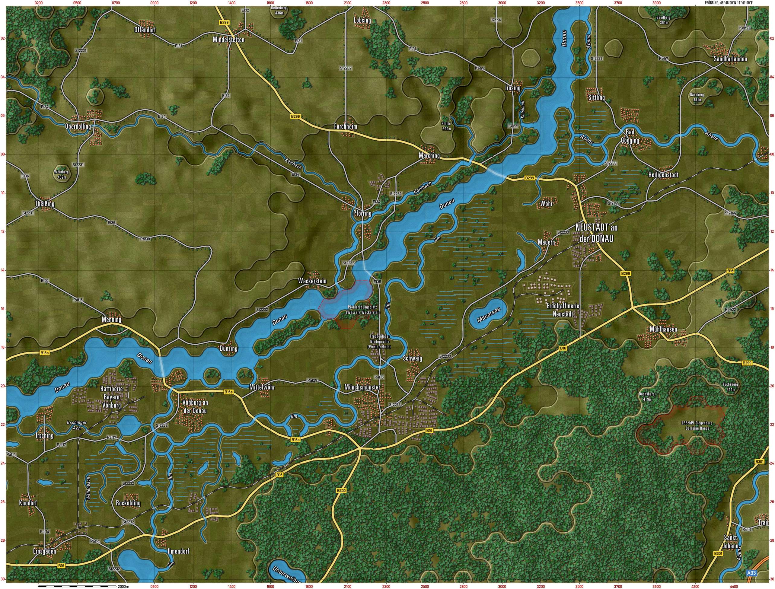 Pfoerring Gameplay Map