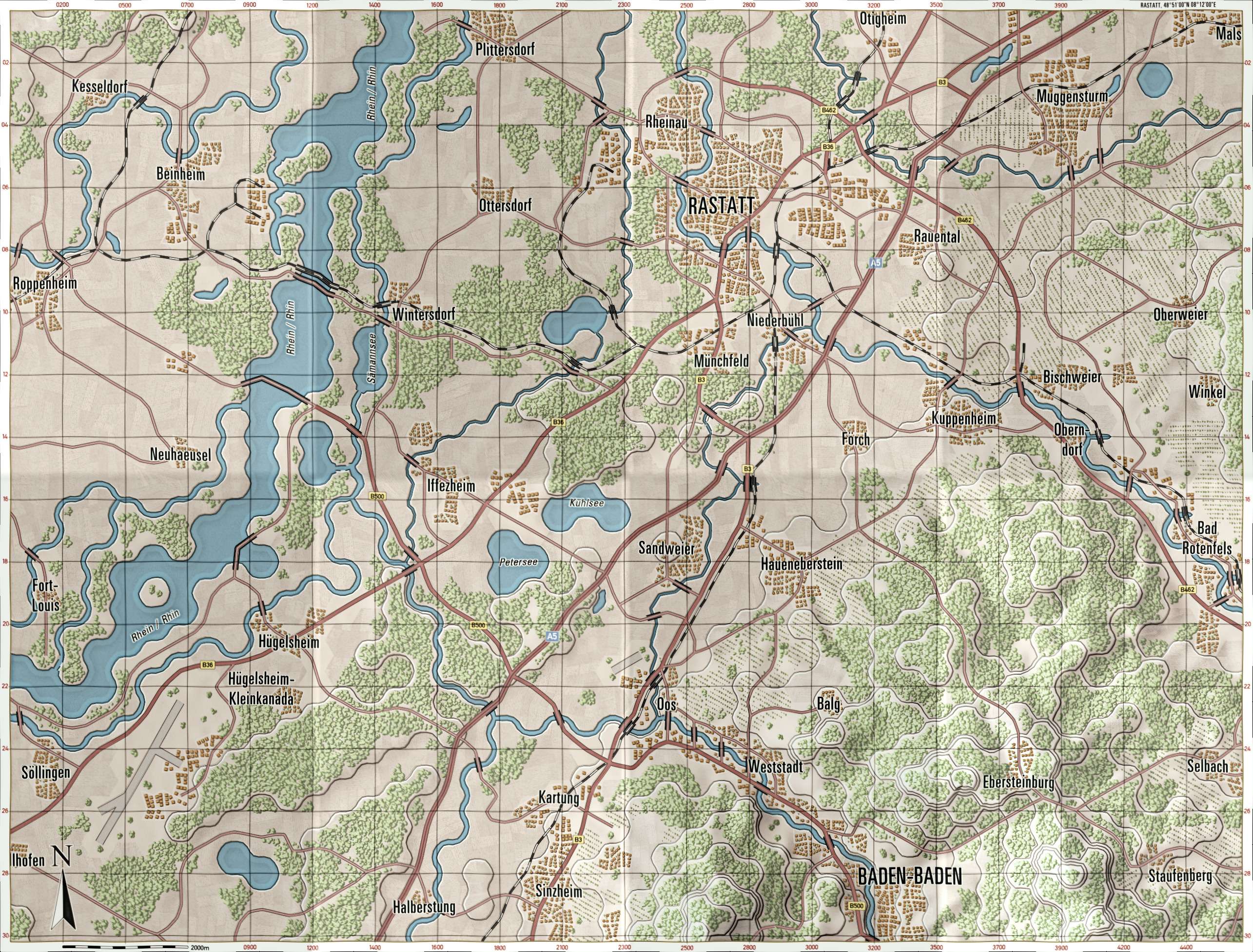 Rastatt Briefing Map