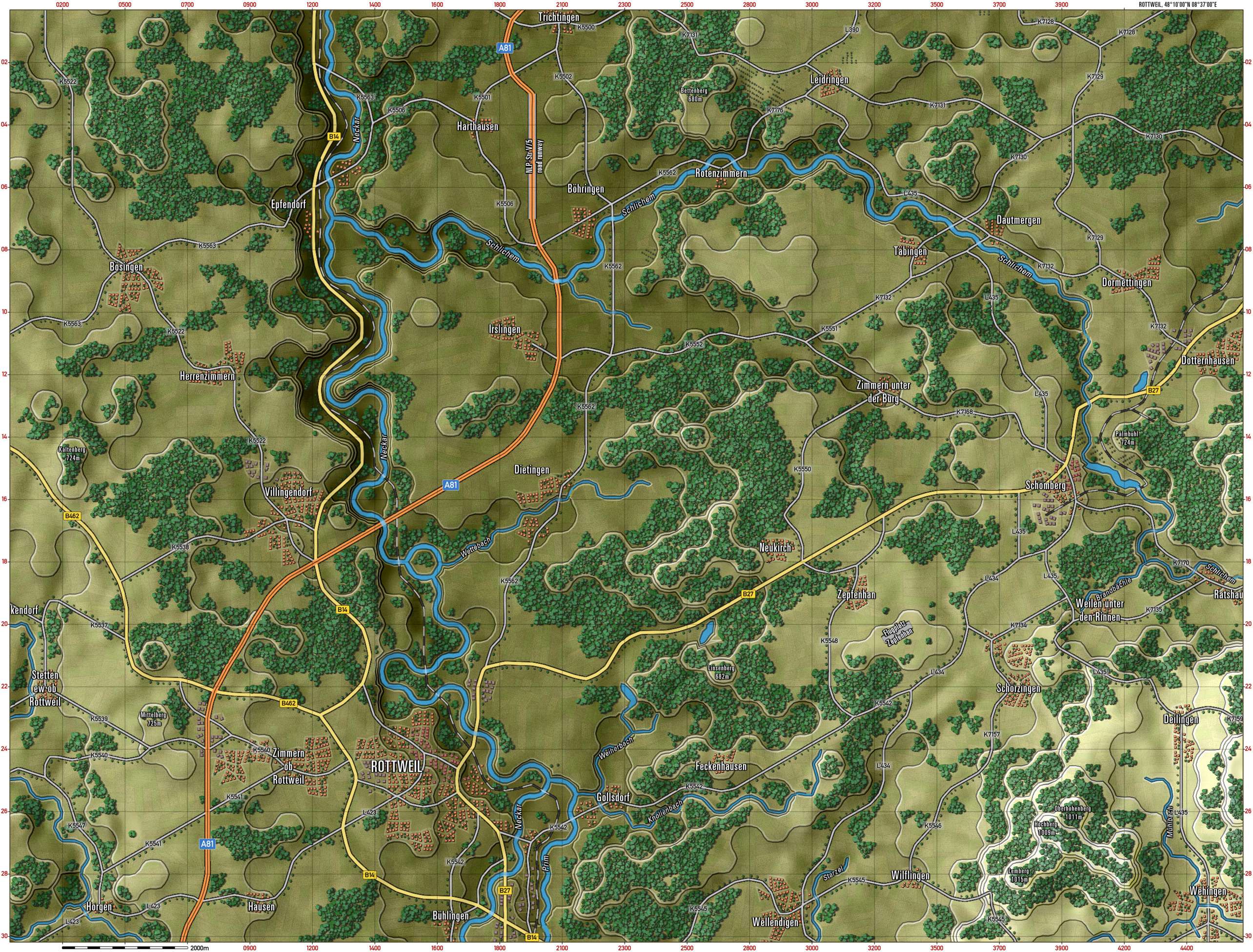 Rottweil Gameplay Map