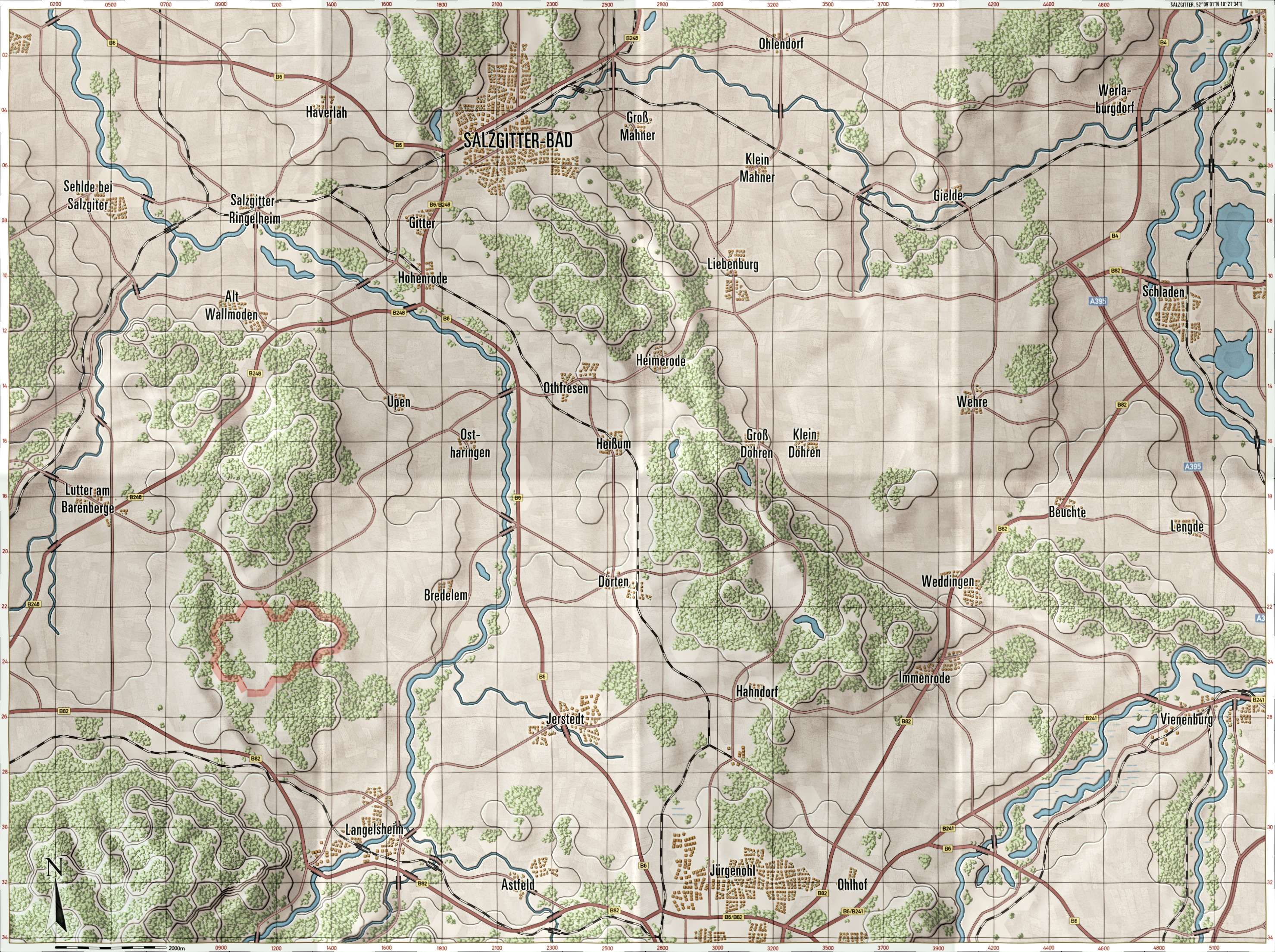 Salzgitter Briefing Map