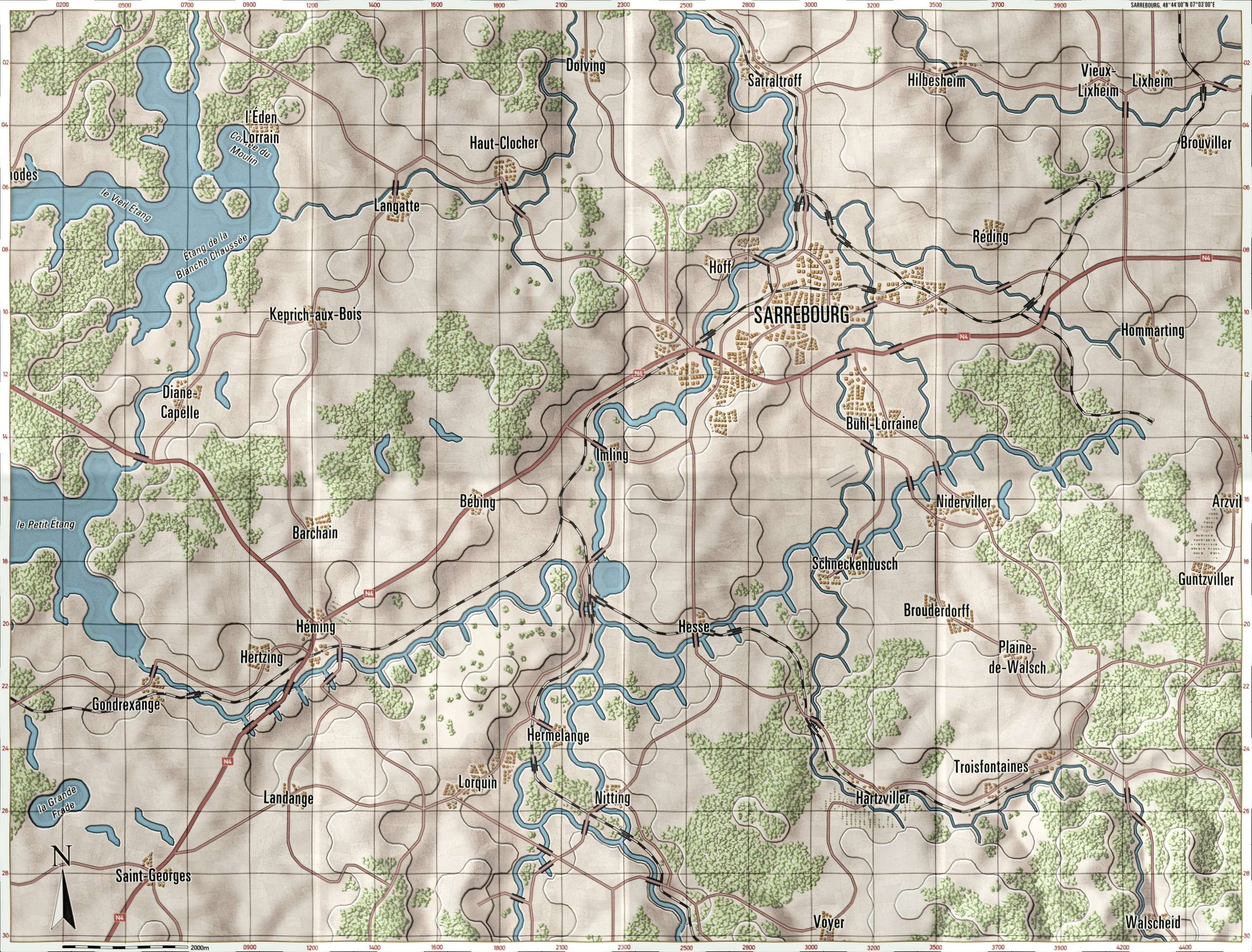 Sarrebourg Briefing Map