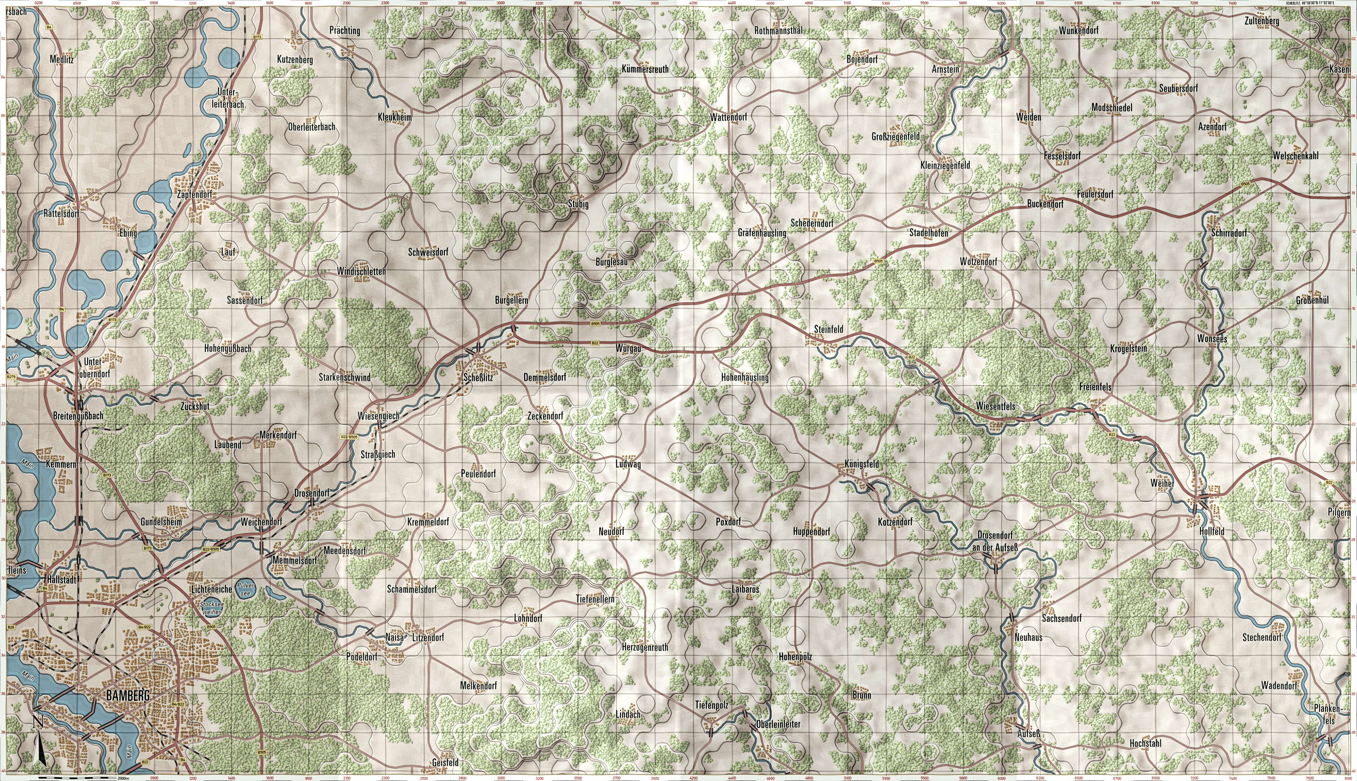 Schesslitz Briefing Map