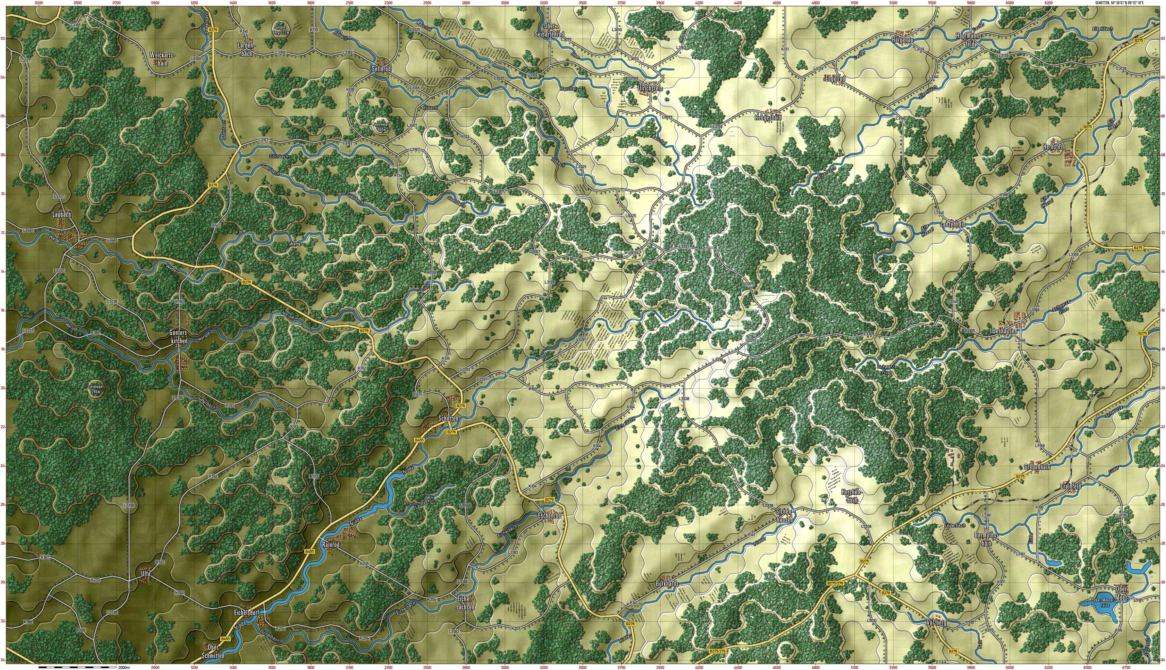 Schotten Gameplay Map