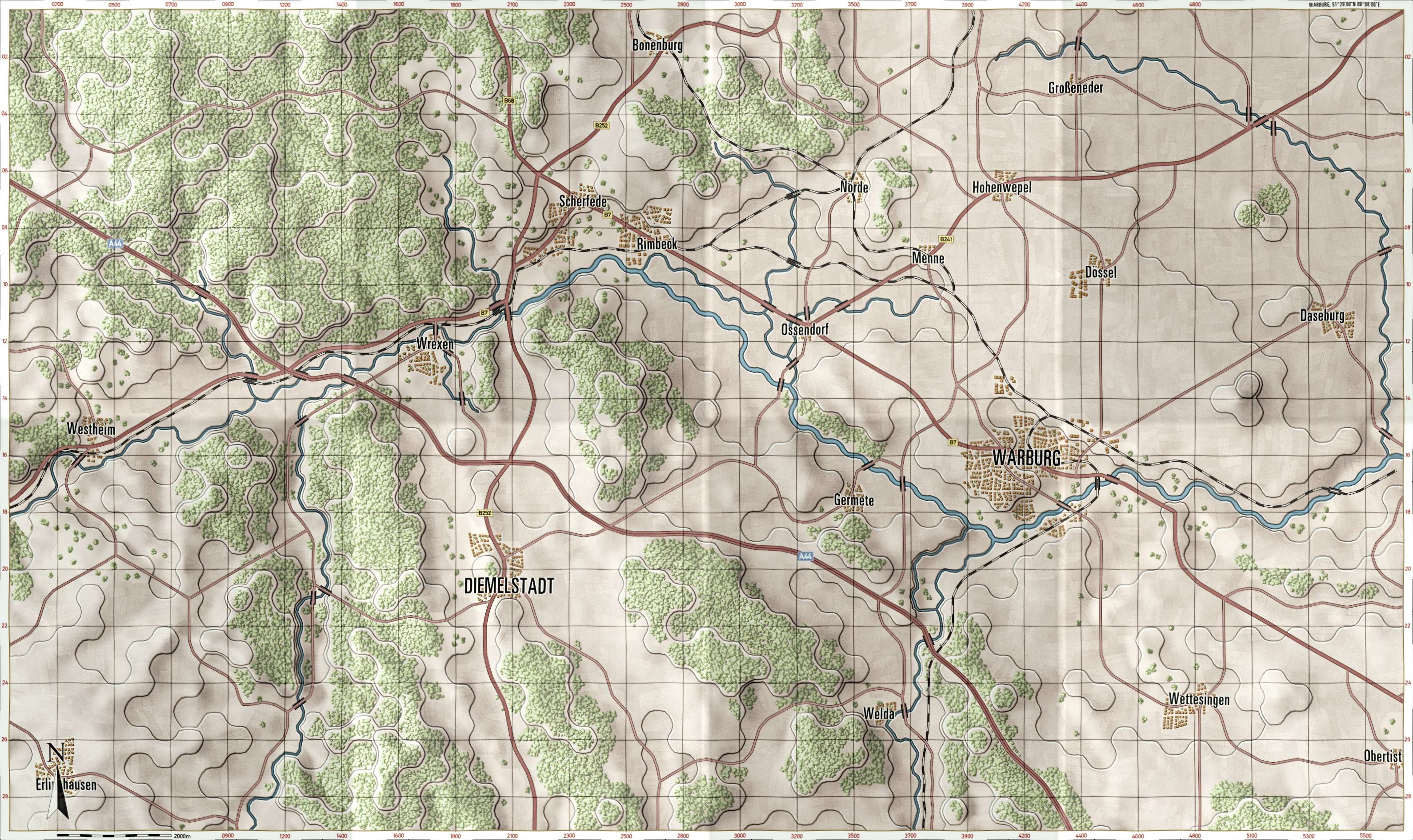 Warburg Briefing Map