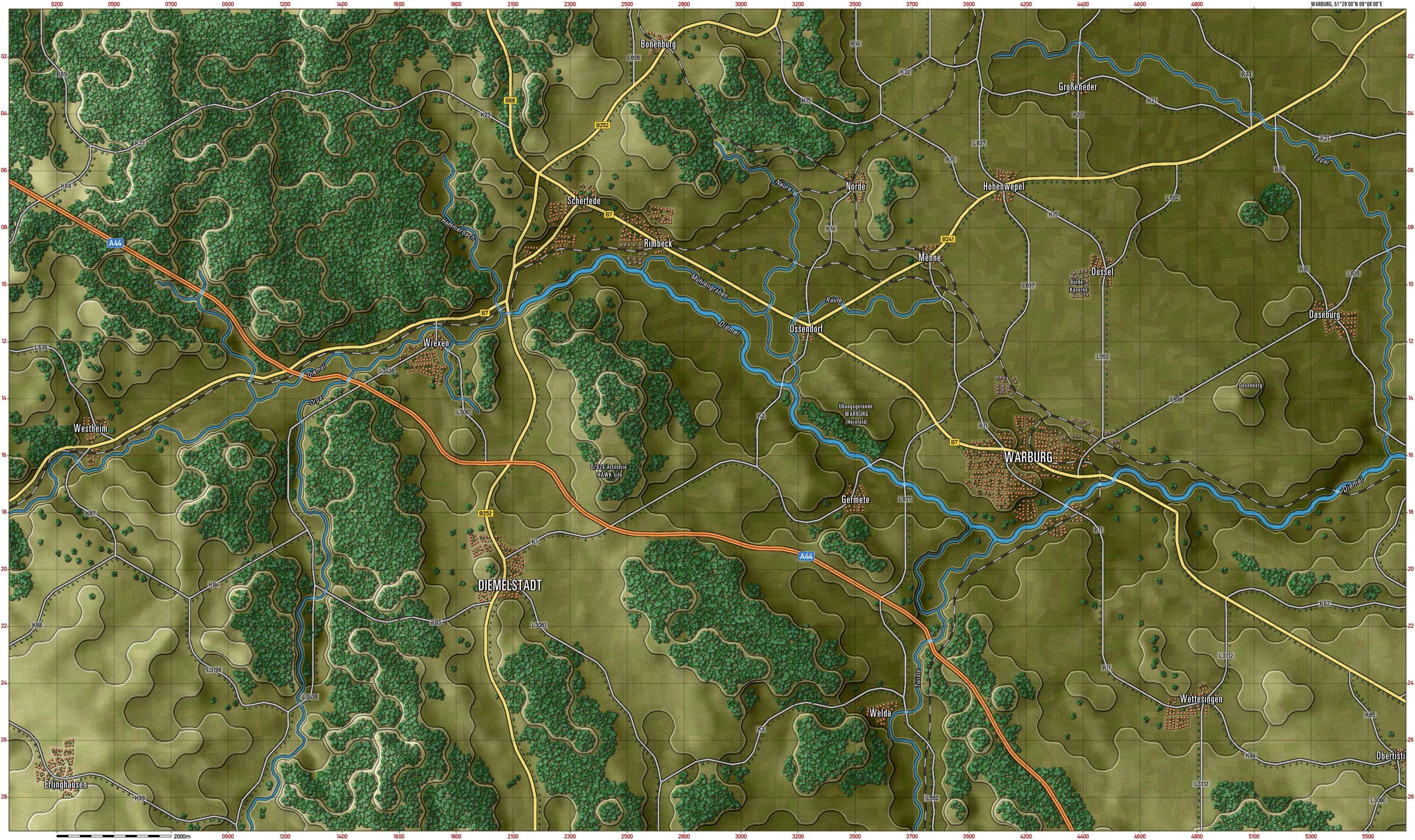 Warburg Gameplay Map