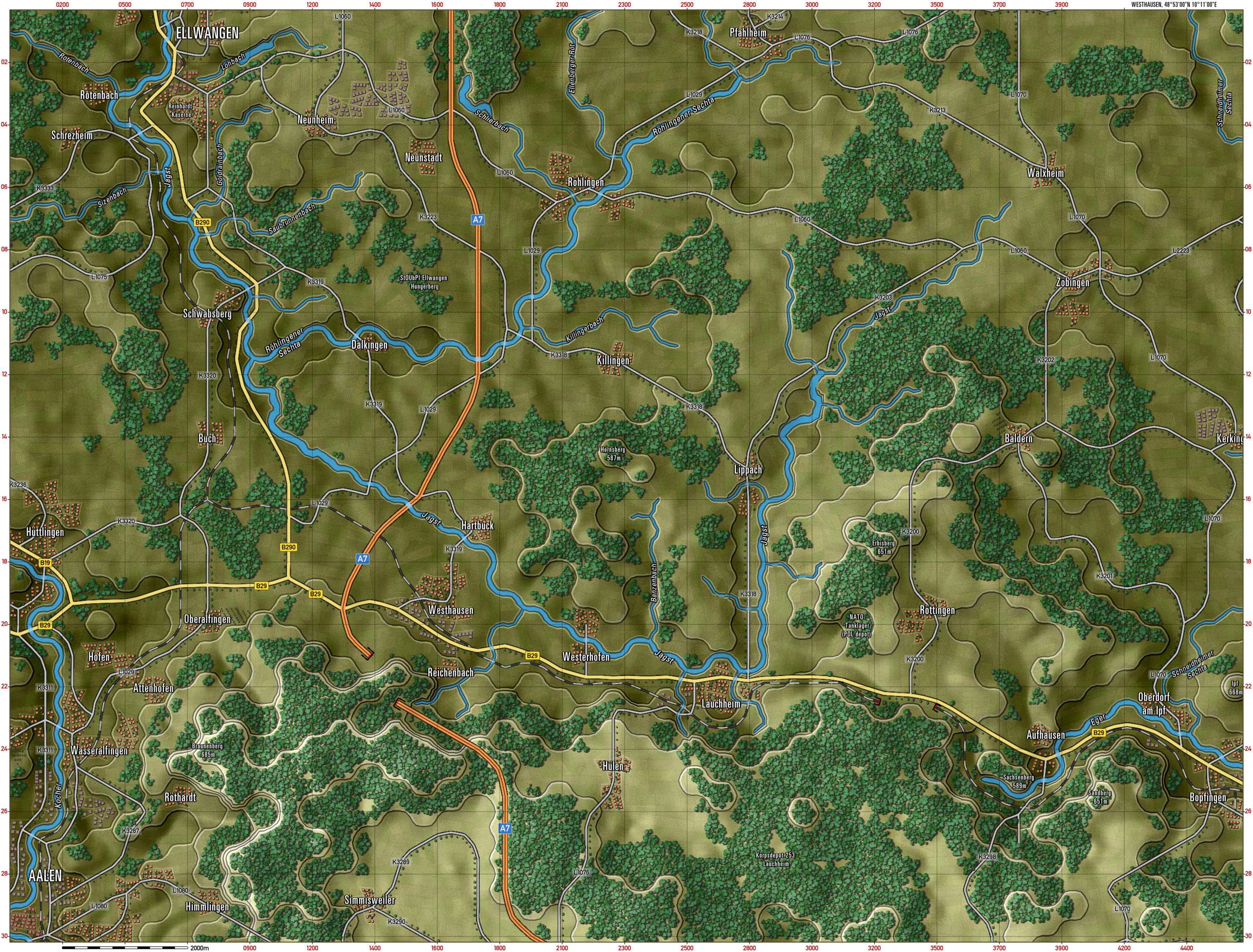 Westhausen Gameplay Map