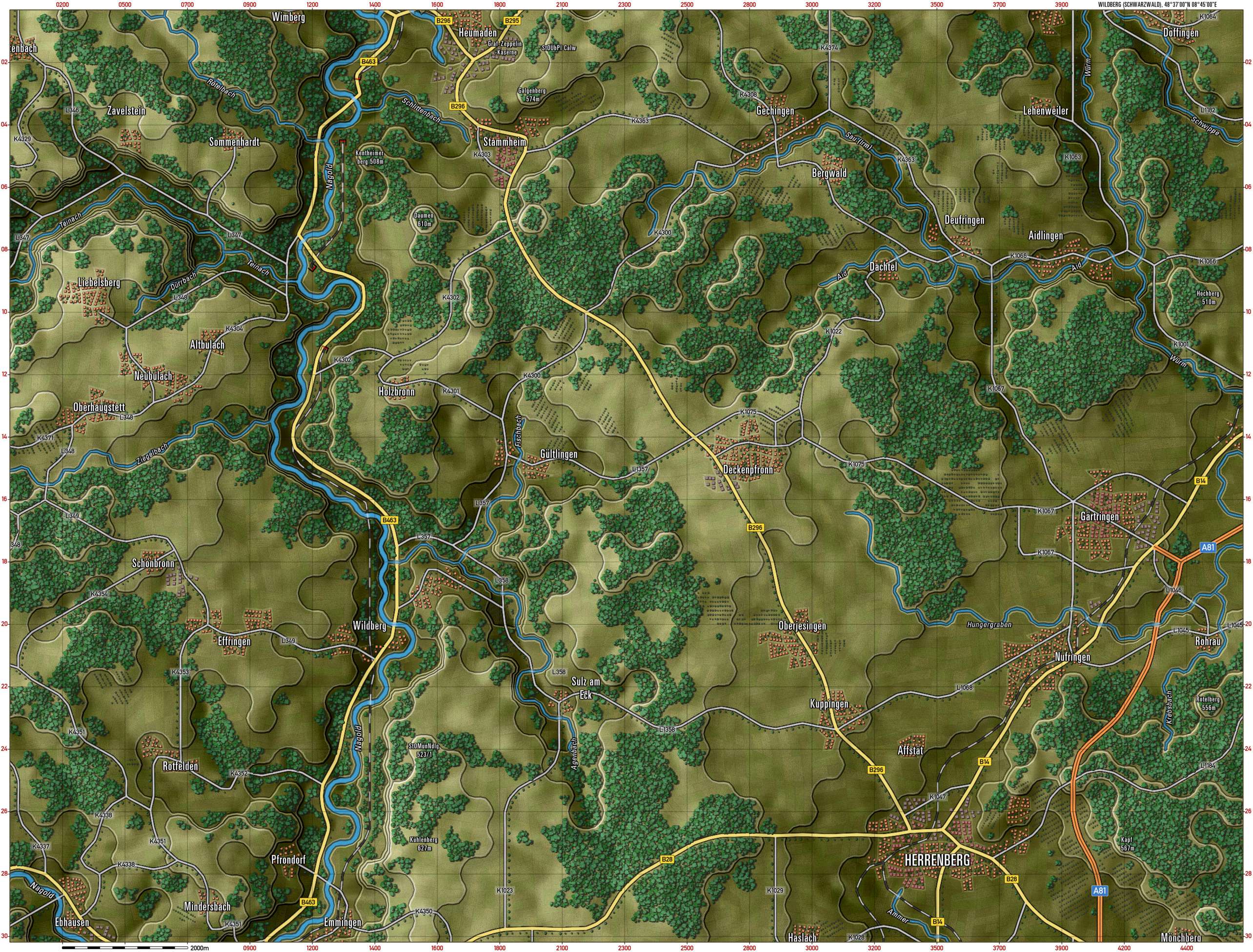 Wildberg Gameplay Map