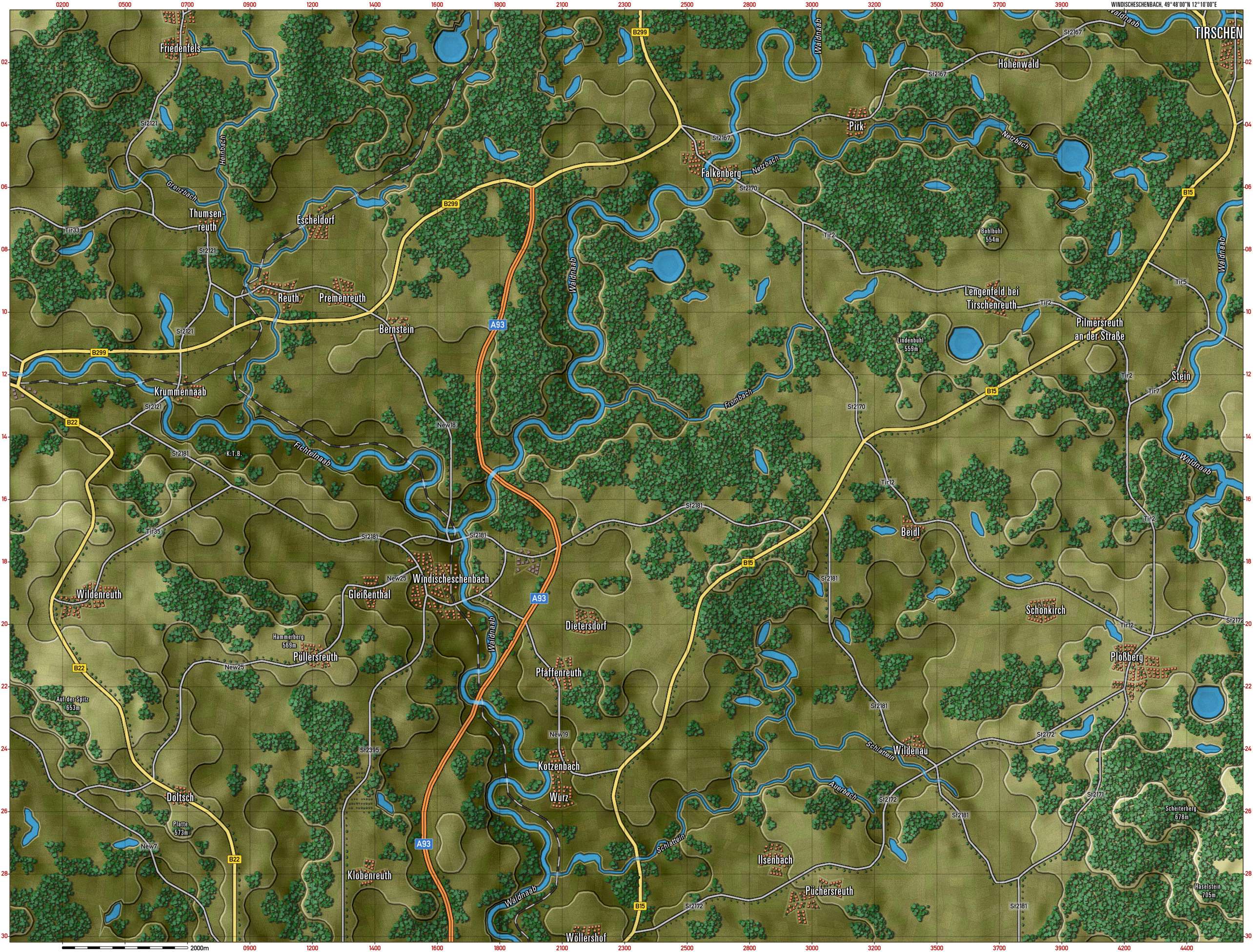 Windischeschenbach Gameplay Map