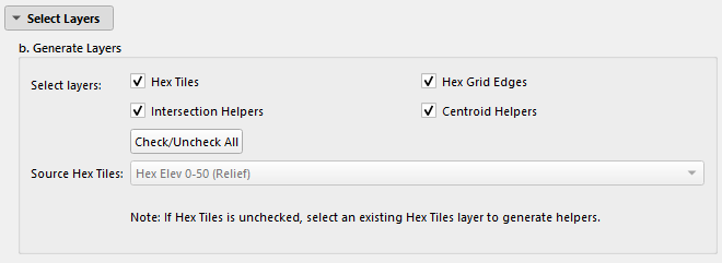 Select Layers panel